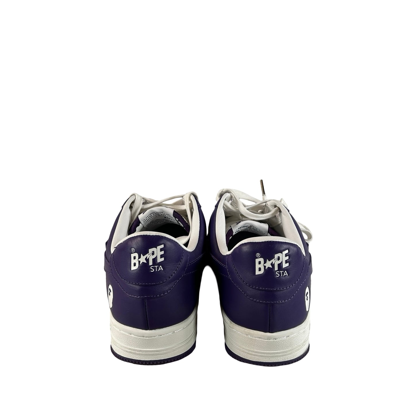 1I70 191 007 A Bathing Ape Bape Sta White Purple (2022) [USED] - 9.5 M (Used)