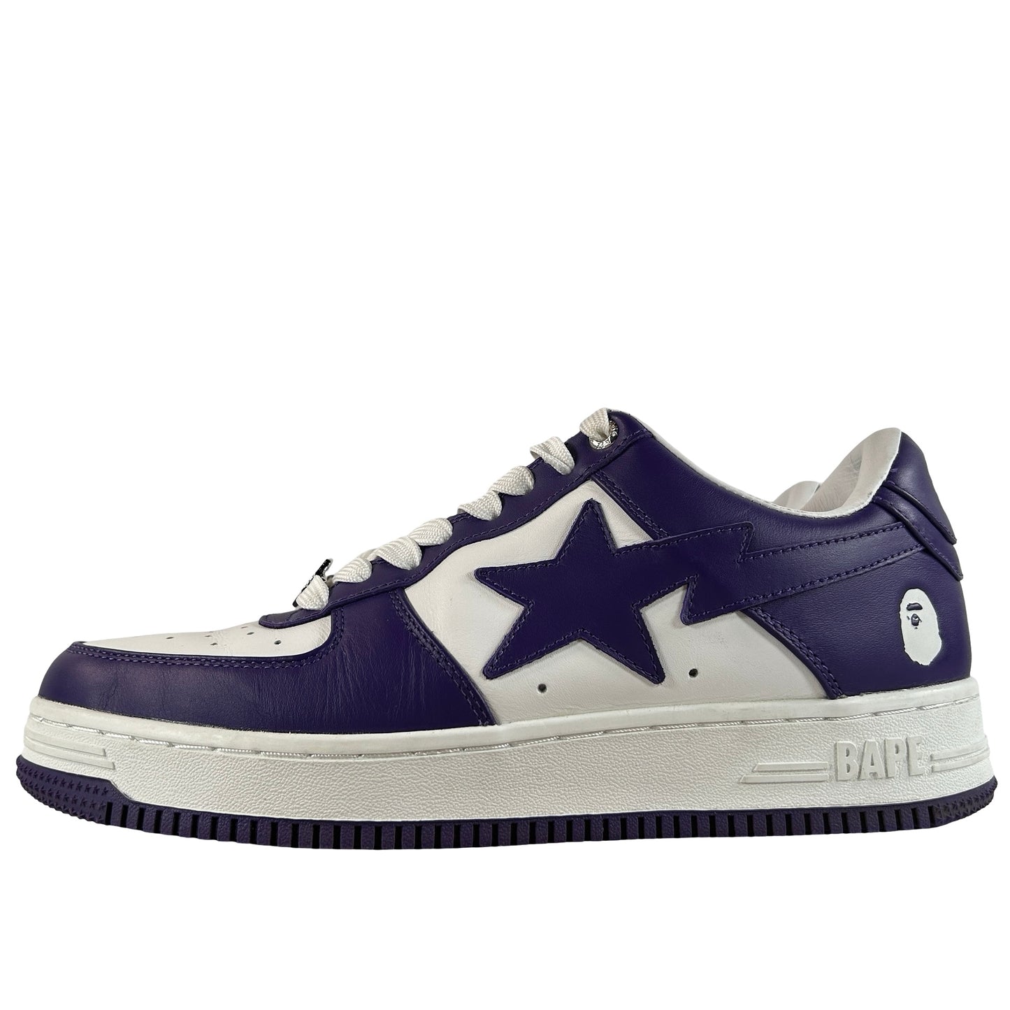 1I70 191 007 A Bathing Ape Bape Sta White Purple (2022) [USED] - 9.5 M (Used)