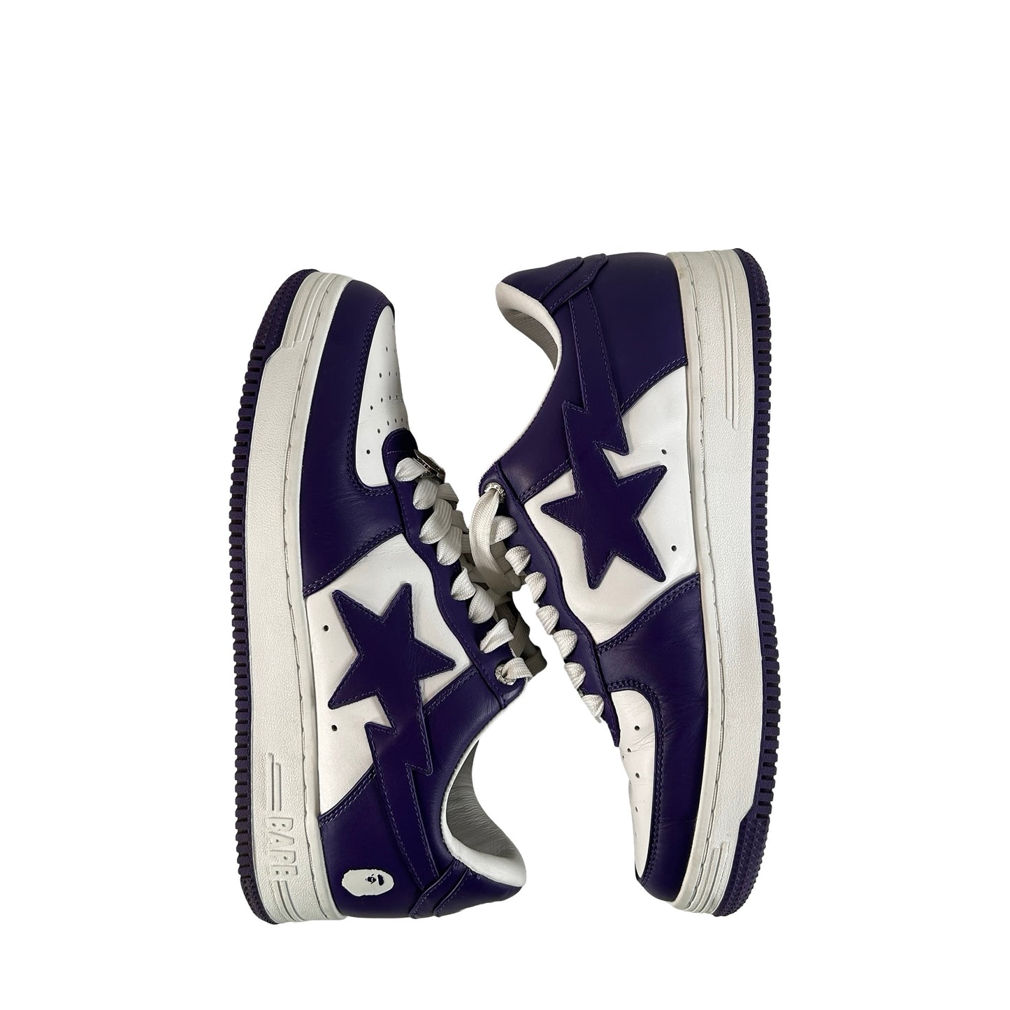 1I70 191 007 A Bathing Ape Bape Sta White Purple (2022) [USED] - 9.5 M (Used)