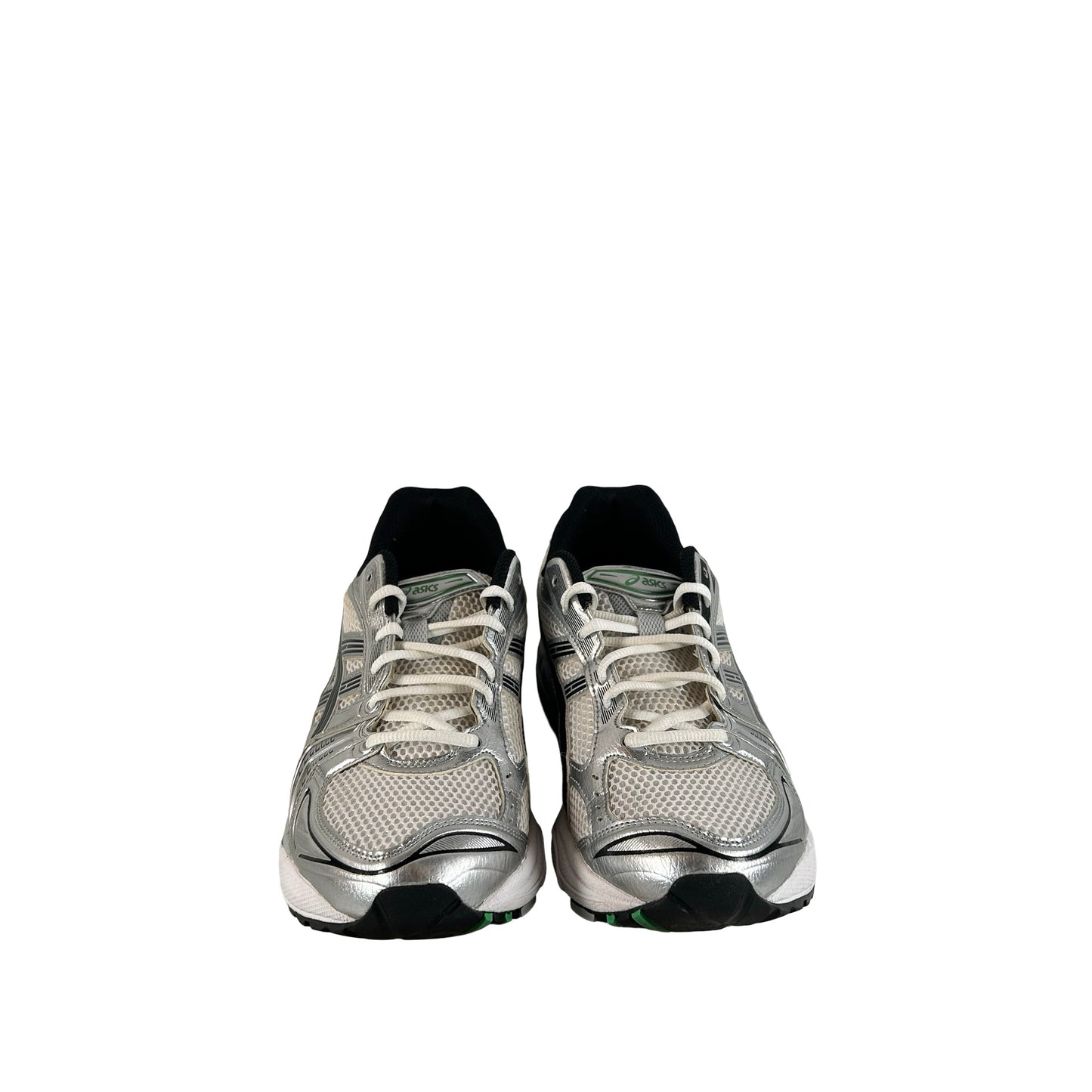 1201A019 110 ASICS Gel-Kayano 14 White Malachite Green [USED] - 9.5 M (Used2) (No Box2)