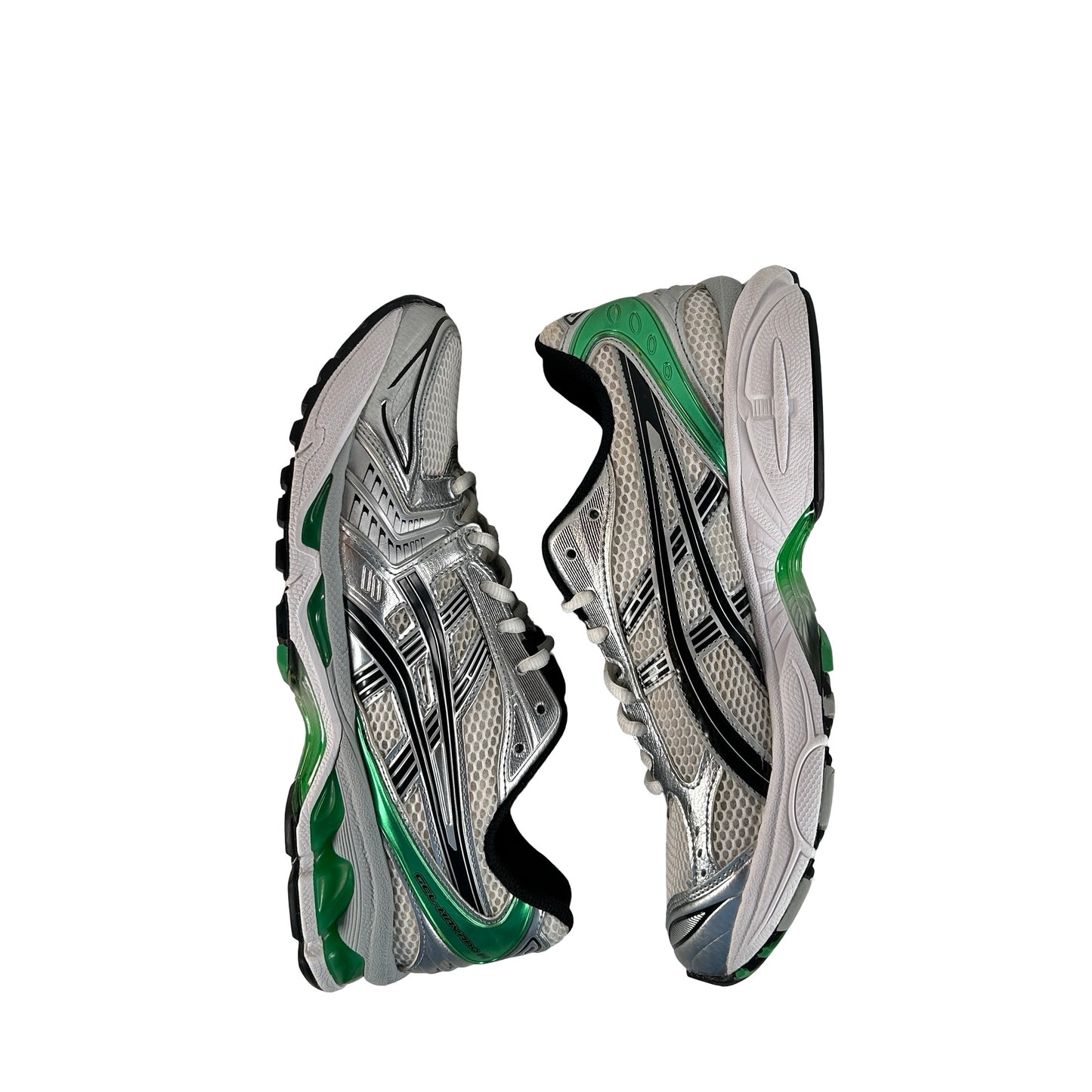 1201A019 110 ASICS Gel-Kayano 14 White Malachite Green [USED] - 9.5 M (Used2) (No Box2)