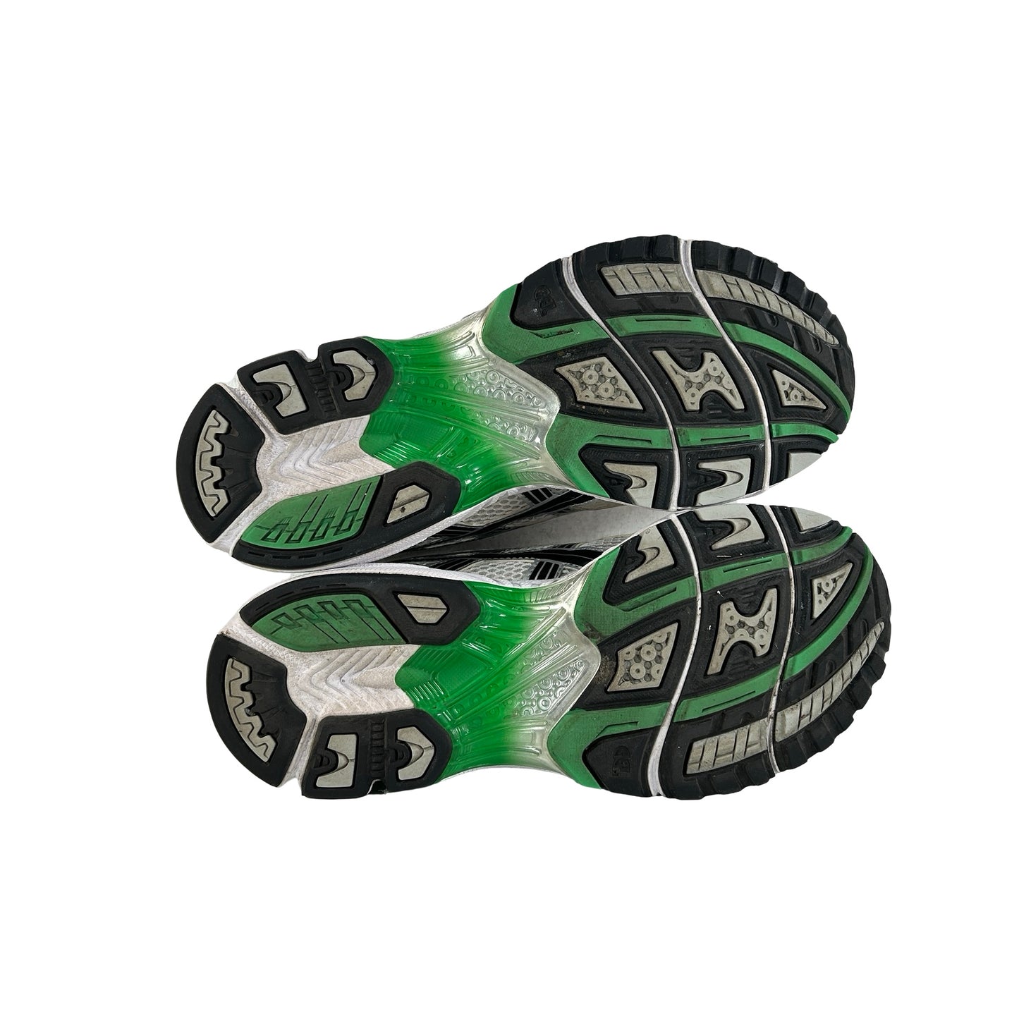 1201A019 110 ASICS Gel-Kayano 14 White Malachite Green [USED] - 9.5 M (Used2) (No Box2)