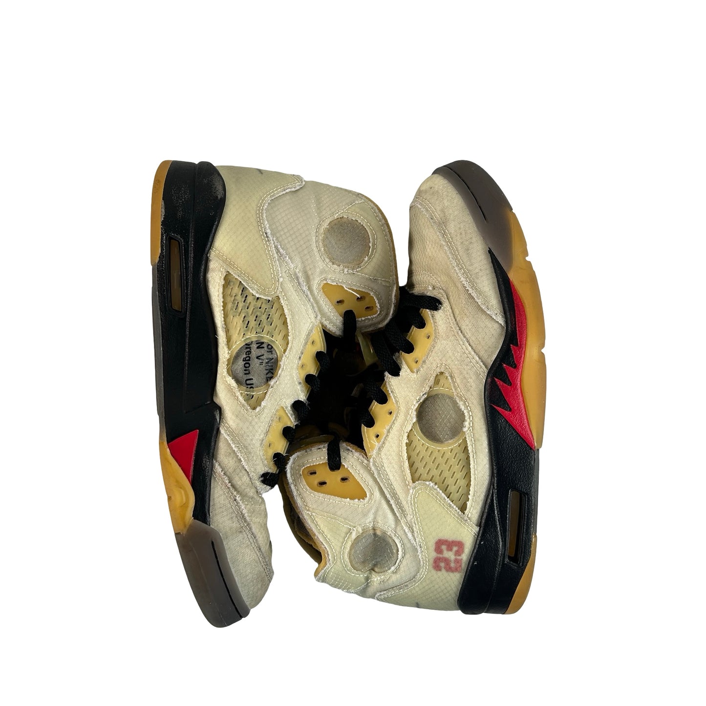 DH8565 100 Jordan 5 Off-White Sail [USED] - 8.5 M (Used5)