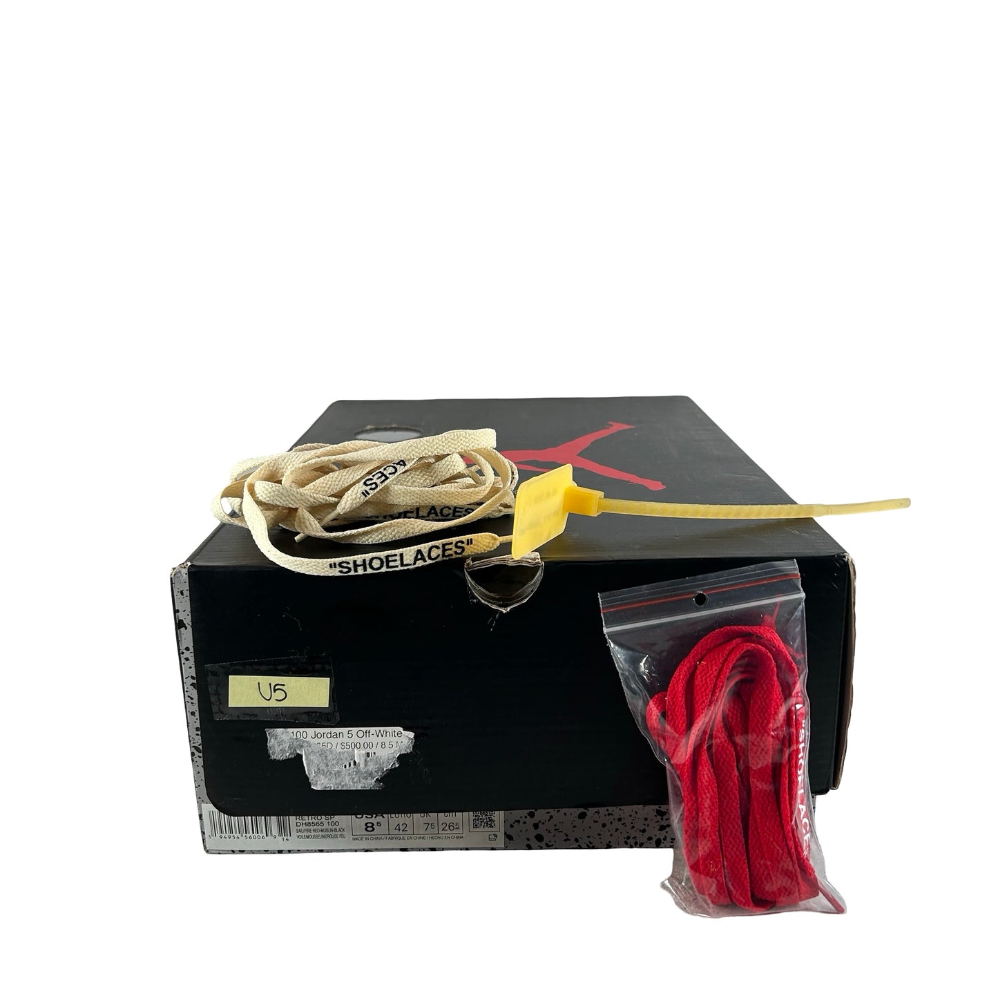 DH8565 100 Jordan 5 Off-White Sail [USED] - 8.5 M (Used5)