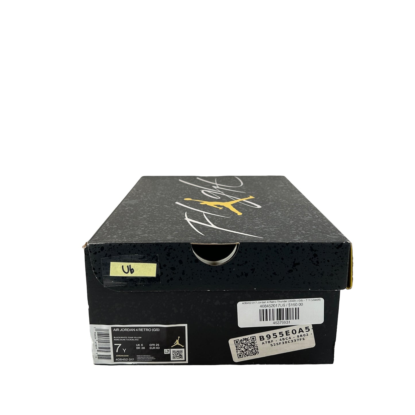 408452 017 Jordan 4 Retro Thunder (2023) (GS) - 7 Y (Used6)