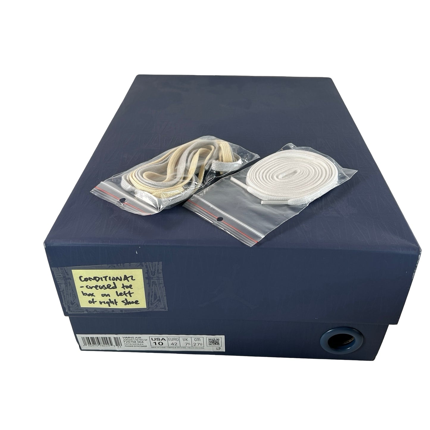 FZ5758 004 Jordan 5 Retro A Ma Maniére Dawn (Women's) [CONDITIONAL] - 10 W (Creased Toe Box Right Shoe)