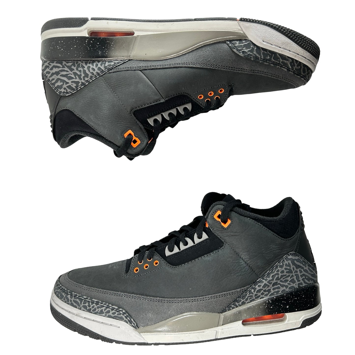 CT8532 080 Jordan 3 Retro Fear Pack (2023) [USED] - 12 M (Used2) (No Box2)