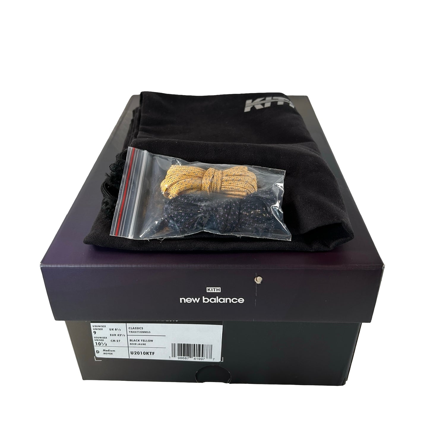 U2010KTF New Balance 2010 Kith Black Multi [USED] - 9 M (Used)