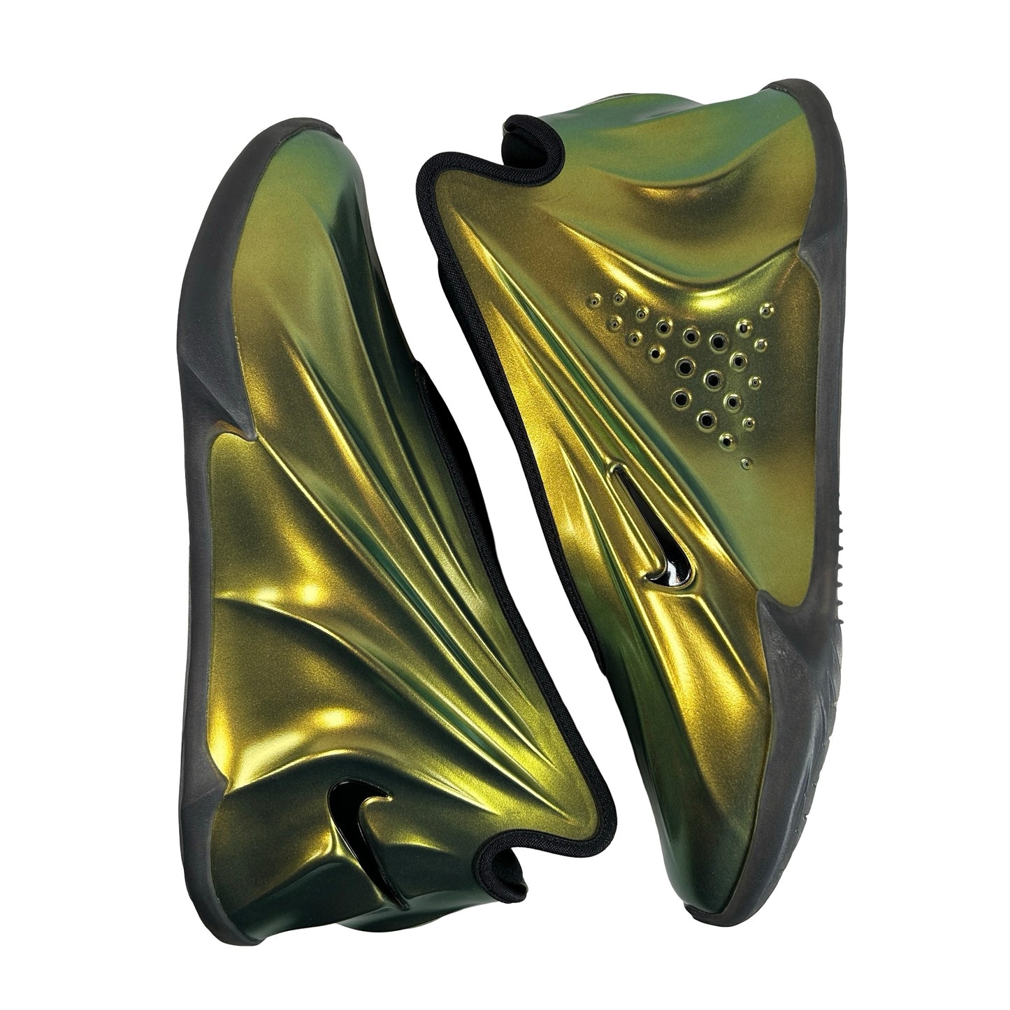 IQ6108 001 Nike GT Future Ducks of a Feather Oregon Ducks Metallic Nova