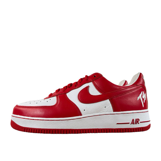 II4391 100 Nike Air Force 1 Low QS Terror Squad White University Red [USED] - 10 M (VNDS)