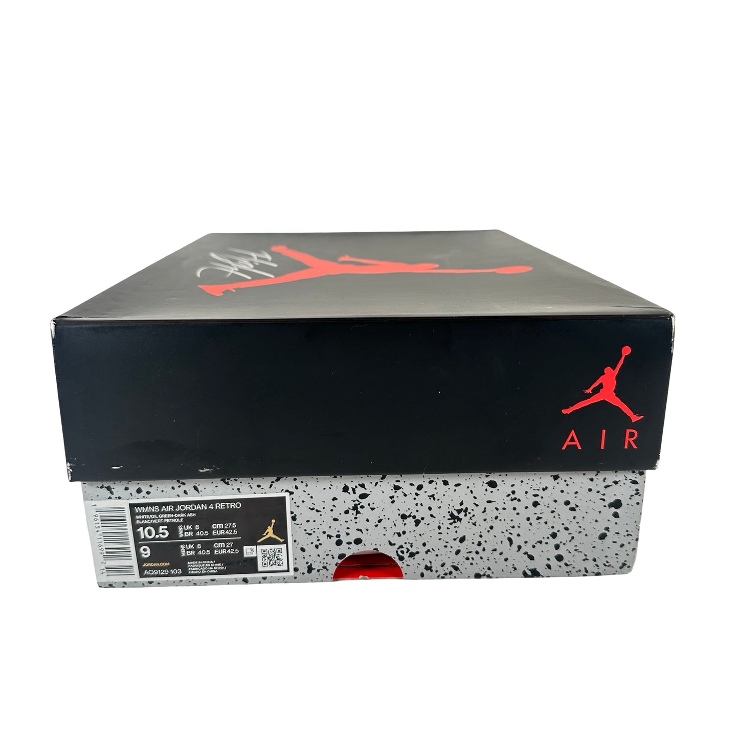 AQ9129 103 Jordan 4 Retro Seafoam (W) [USED] - 10.5 W (Used)