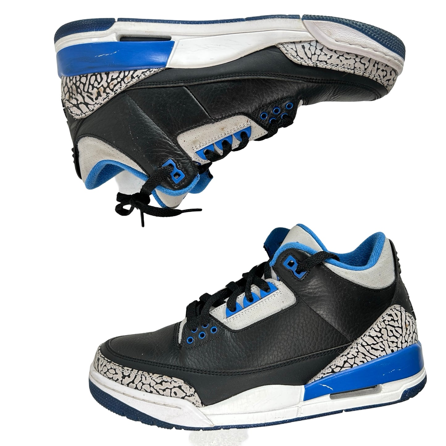 136064 007 Jordan 3 Retro Sport Blue [USED] - 8.5 M (Used)