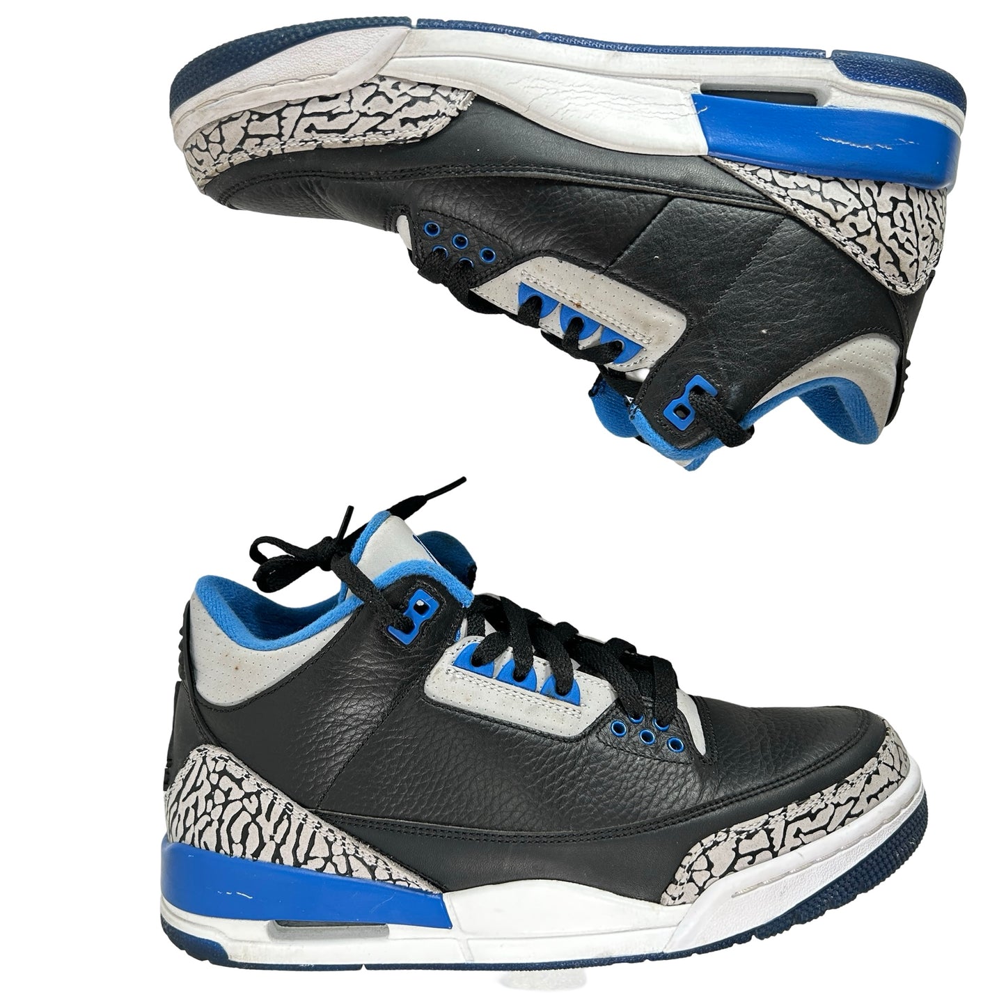 136064 007 Jordan 3 Retro Sport Blue [USED] - 8.5 M (Used)
