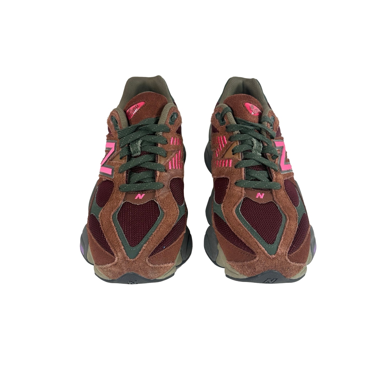 U9060BUR New Balance 9060 Rich Oak Burgundy [USED] - 10 M (Used) (No Box)