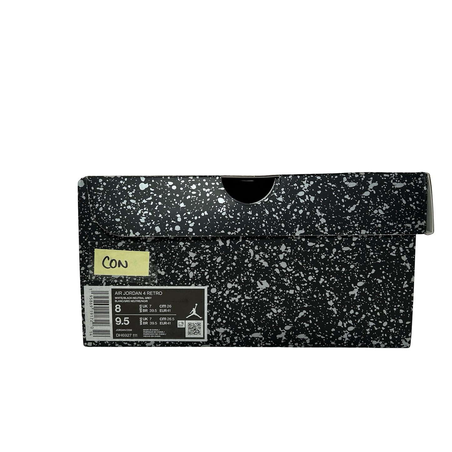 DH6927 111 Jordan 4 Retro Military Black [CONDITIONAL] - 8 M (Yellowing)