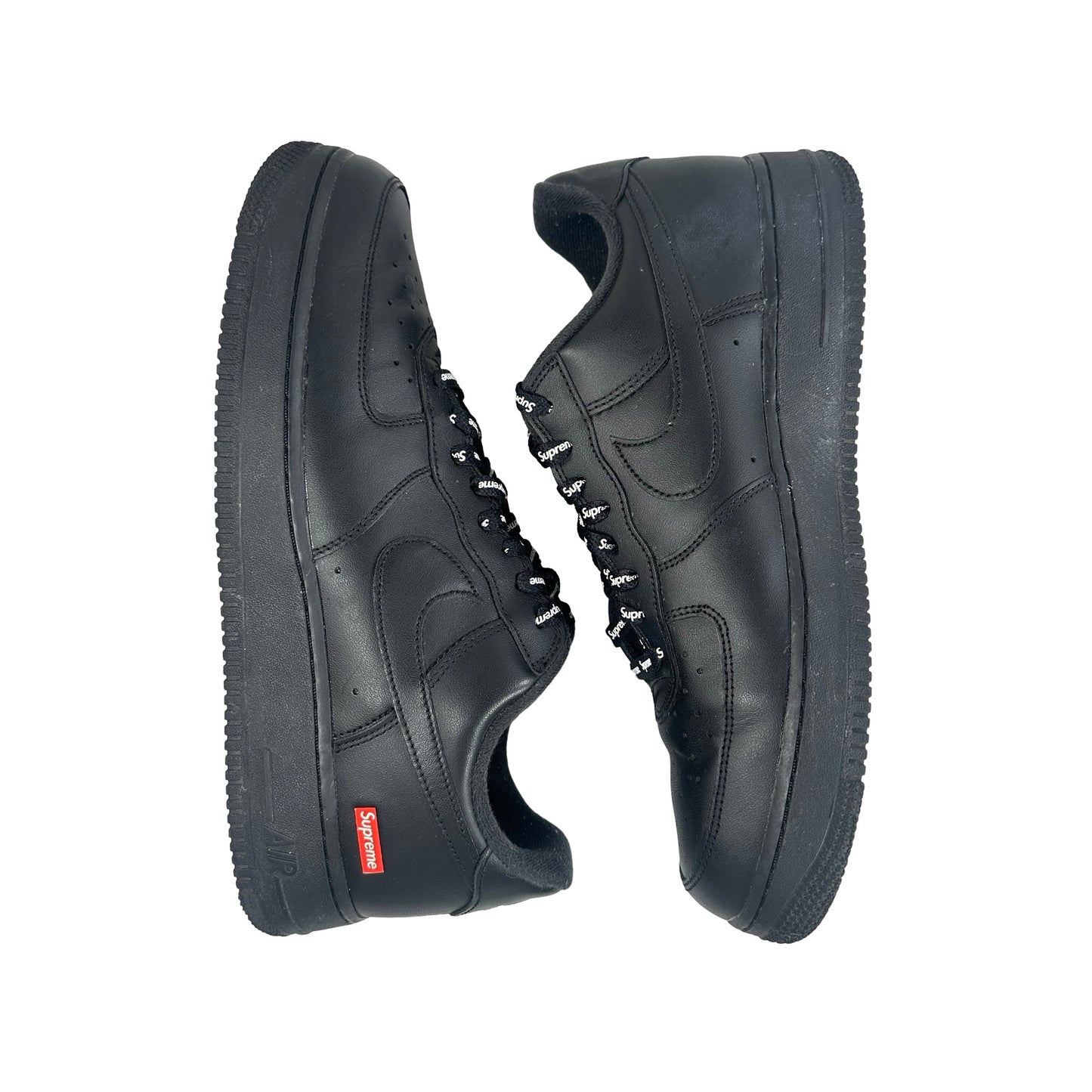 CU9225 001 Air Force 1 Low Supreme Black [USED] - 11 M (Used) (Replace Box)