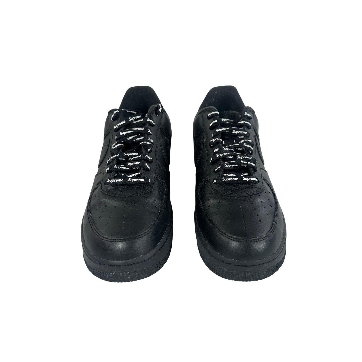 CU9225 001 Air Force 1 Low Supreme Black [USED] - 11 M (Used) (Replace Box)