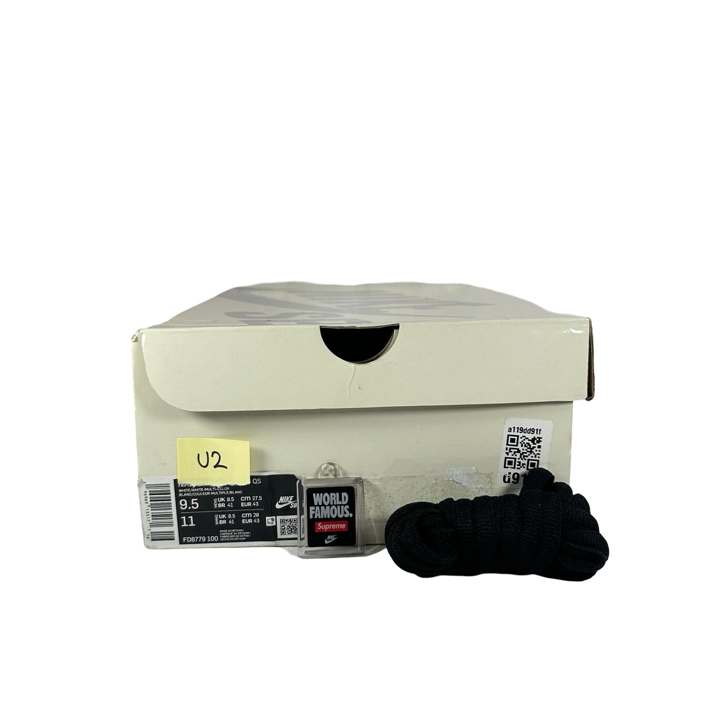 FD8779 100 Nike SB Dunk High Supreme Rammellzee [USED] - 9.5 M (Used2)