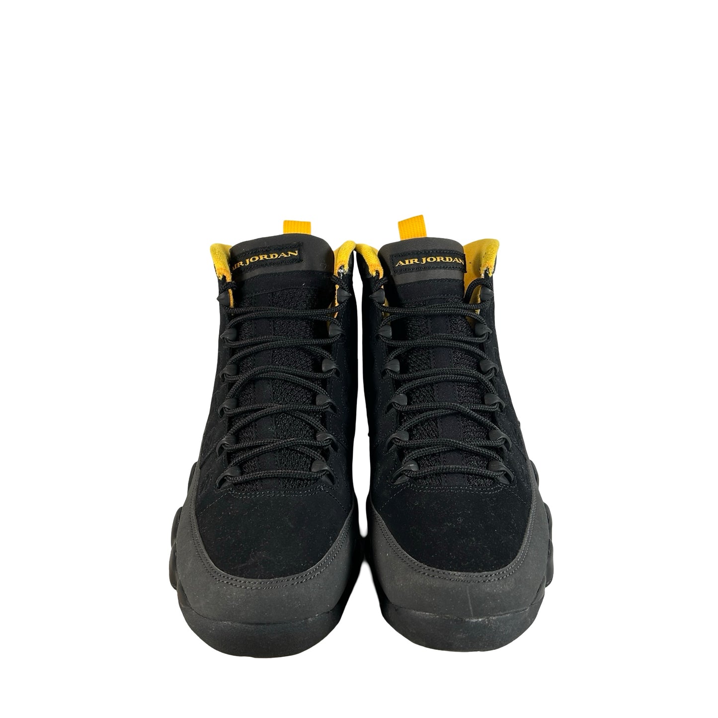 CT8019 070 Jordan 9 Retro Dark Charcoal University Gold [USED] - 9.5 M (Used2) (No Box2)