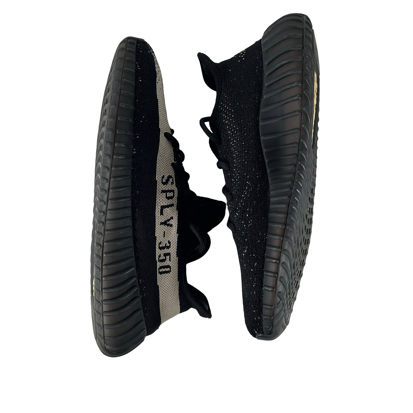 BY1604 Adidas Yeezy Boost 350 V2 Core Black White [USED] - 11 M (Used) (Replace Box)