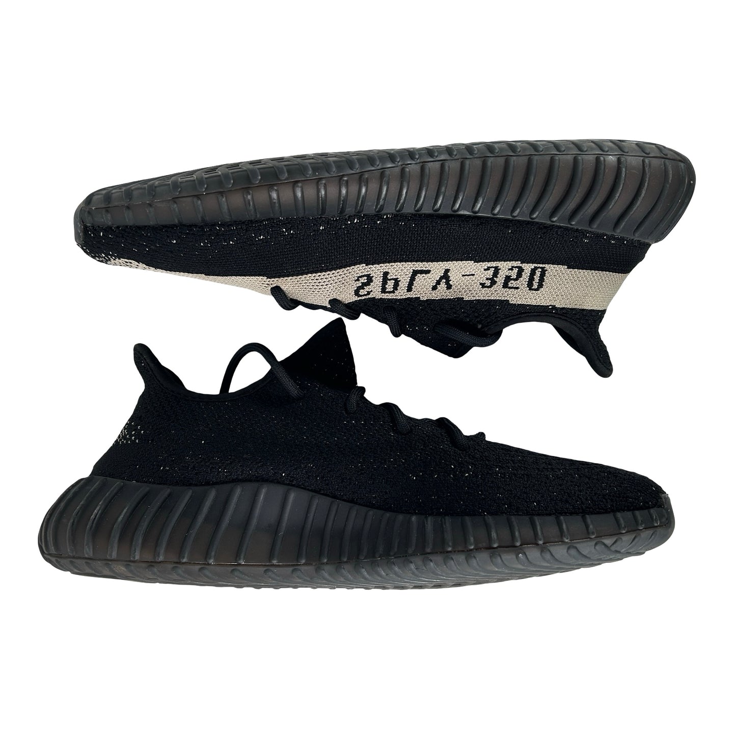 BY1604 Adidas Yeezy Boost 350 V2 Core Black White [USED] - 11 M (Used) (Replace Box)