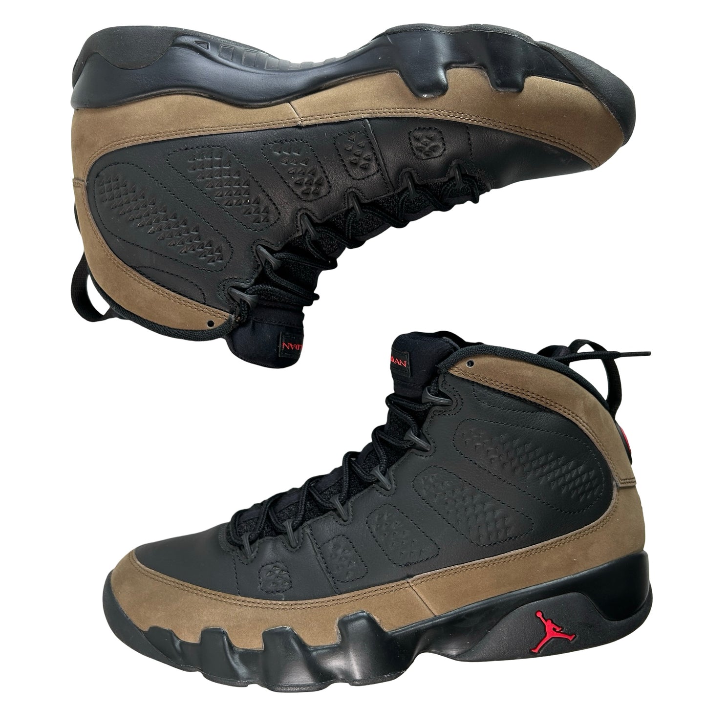 HV4794 030 Air Jordan 9 Retro Olive (2024) [USED] - 11 M (Used3)
