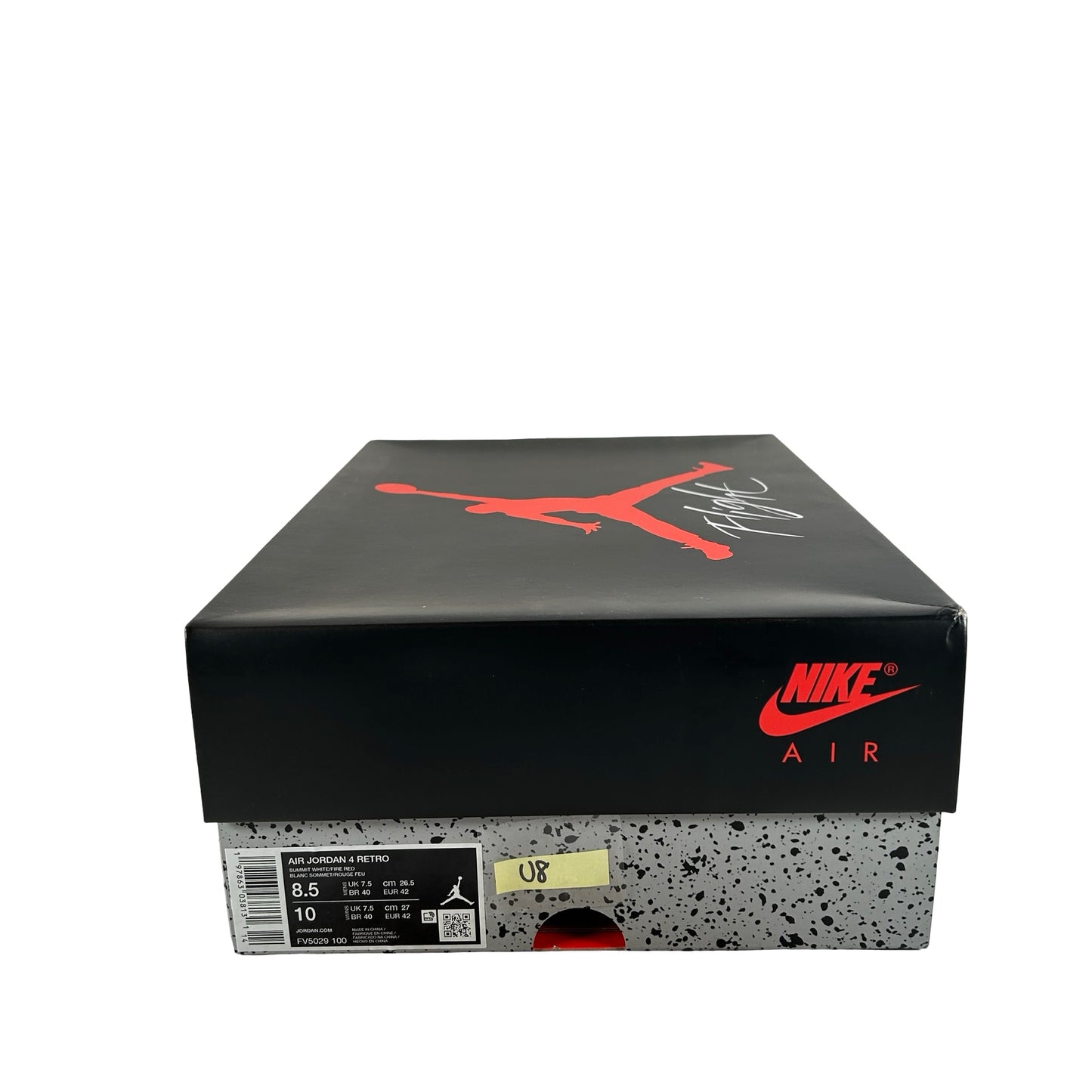 FV5029 100 Jordan 4 Retro White Cement (2025) [USED] - 8.5 M (Used8)