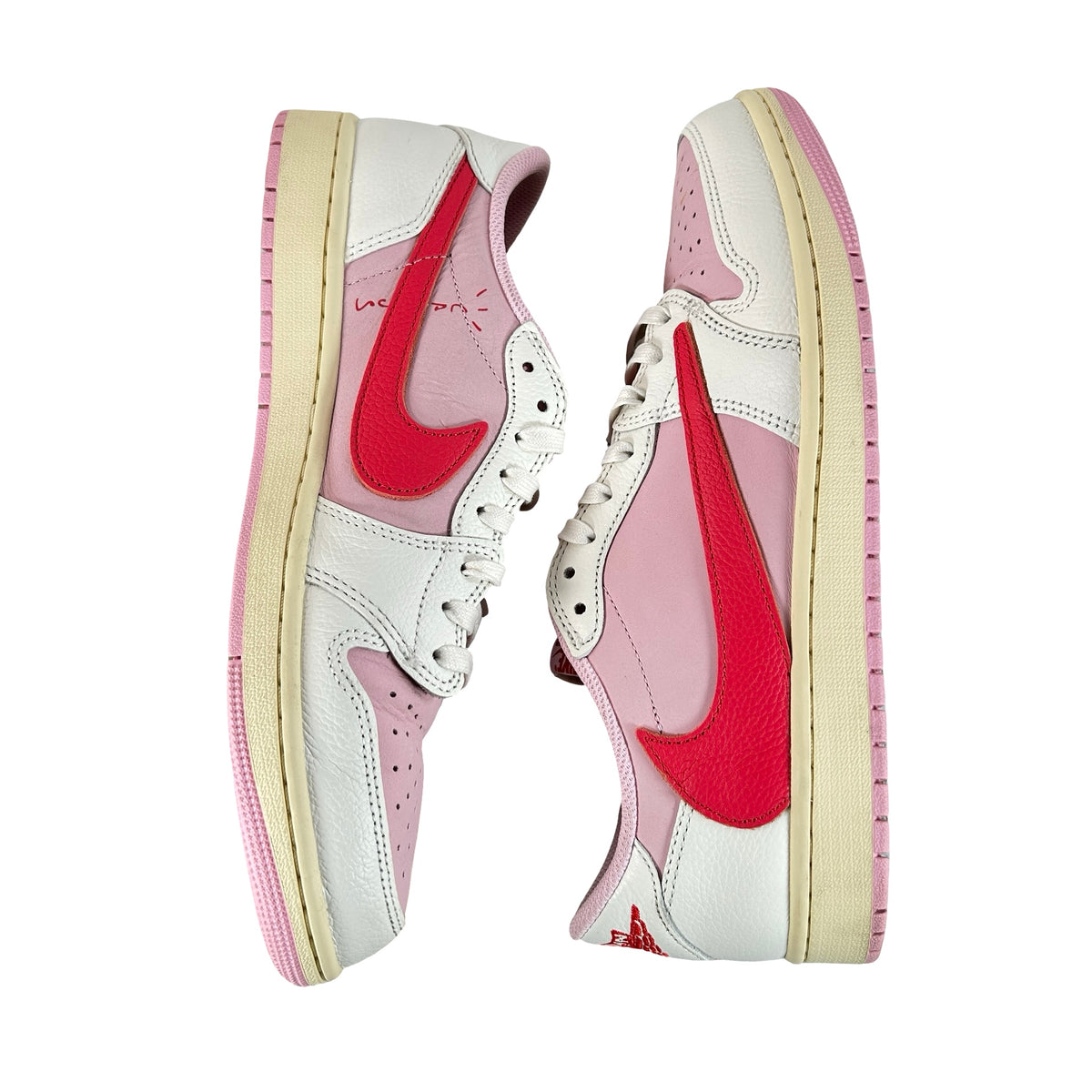 IQ7604 101 Jordan 1 Retro Low OG SP Travis Scott Sail Tropical Pink [USED] - 11 M (Used5)