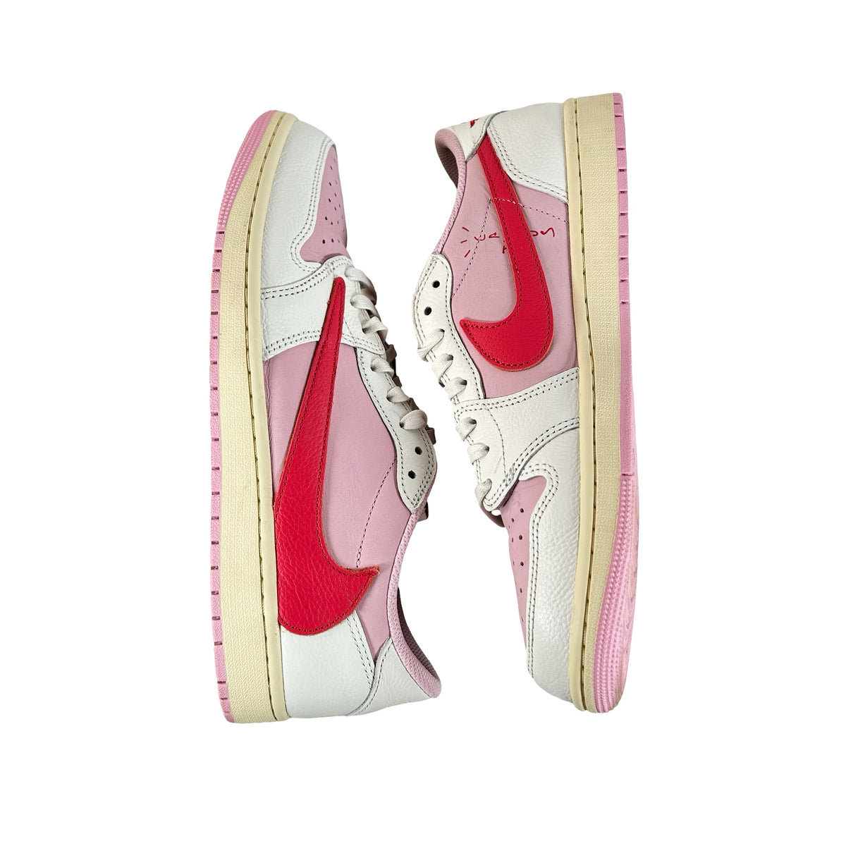 IQ7604 101 Jordan 1 Retro Low OG SP Travis Scott Sail Tropical Pink [USED] - 11 M (Used5)