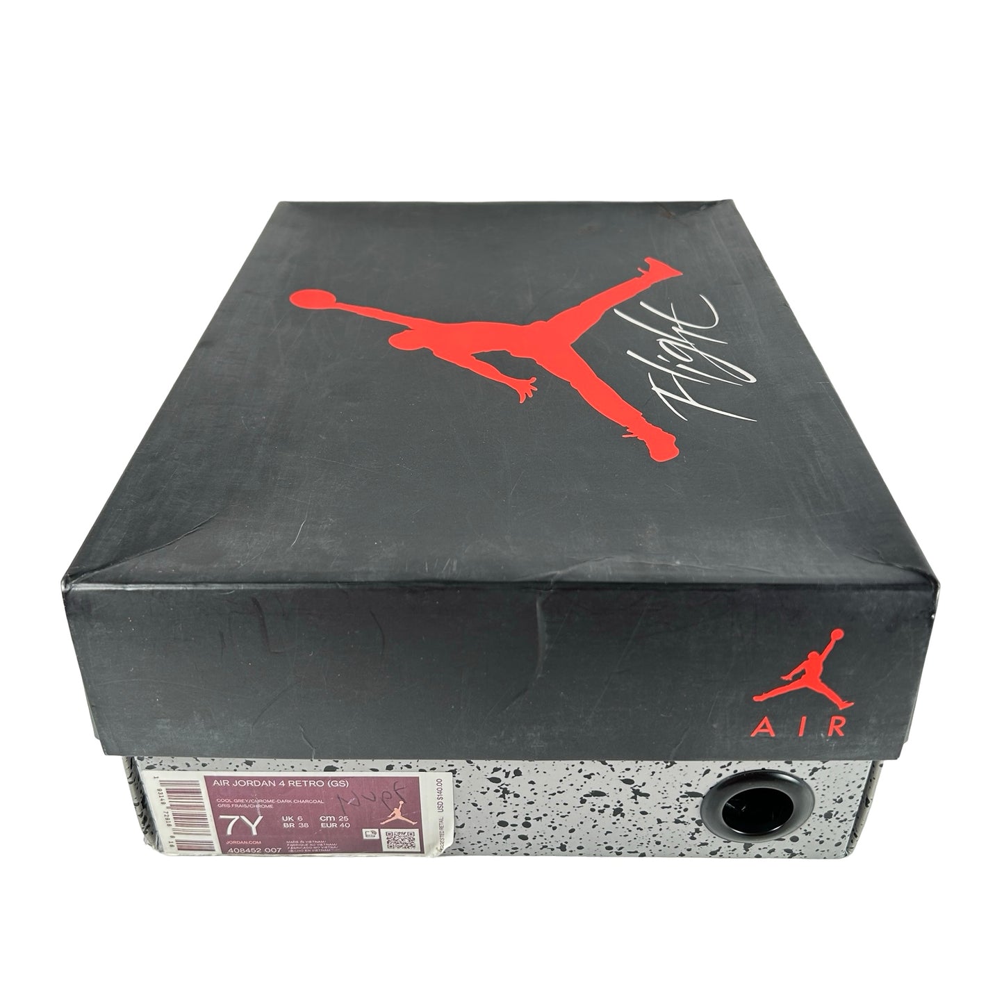408452 007 Jordan 4 Retro Cool Grey (2019) (GS) [USED] - 7 Y (Used)