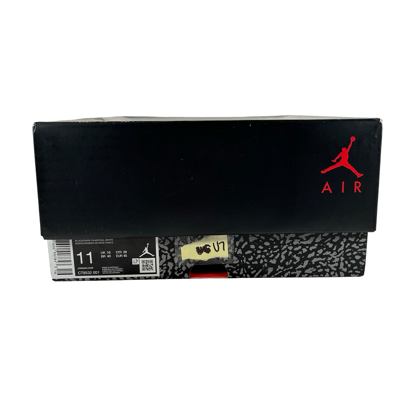 CT8532 001 Jordan 3 Retro Black Cat (2025) [USED] - 11 M (Used7)