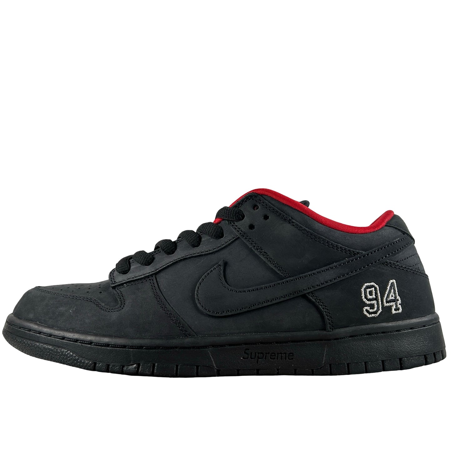 HQ8487 001 Nike SB Dunk Low Supreme 94 Black [USED] - 12 M (Used)