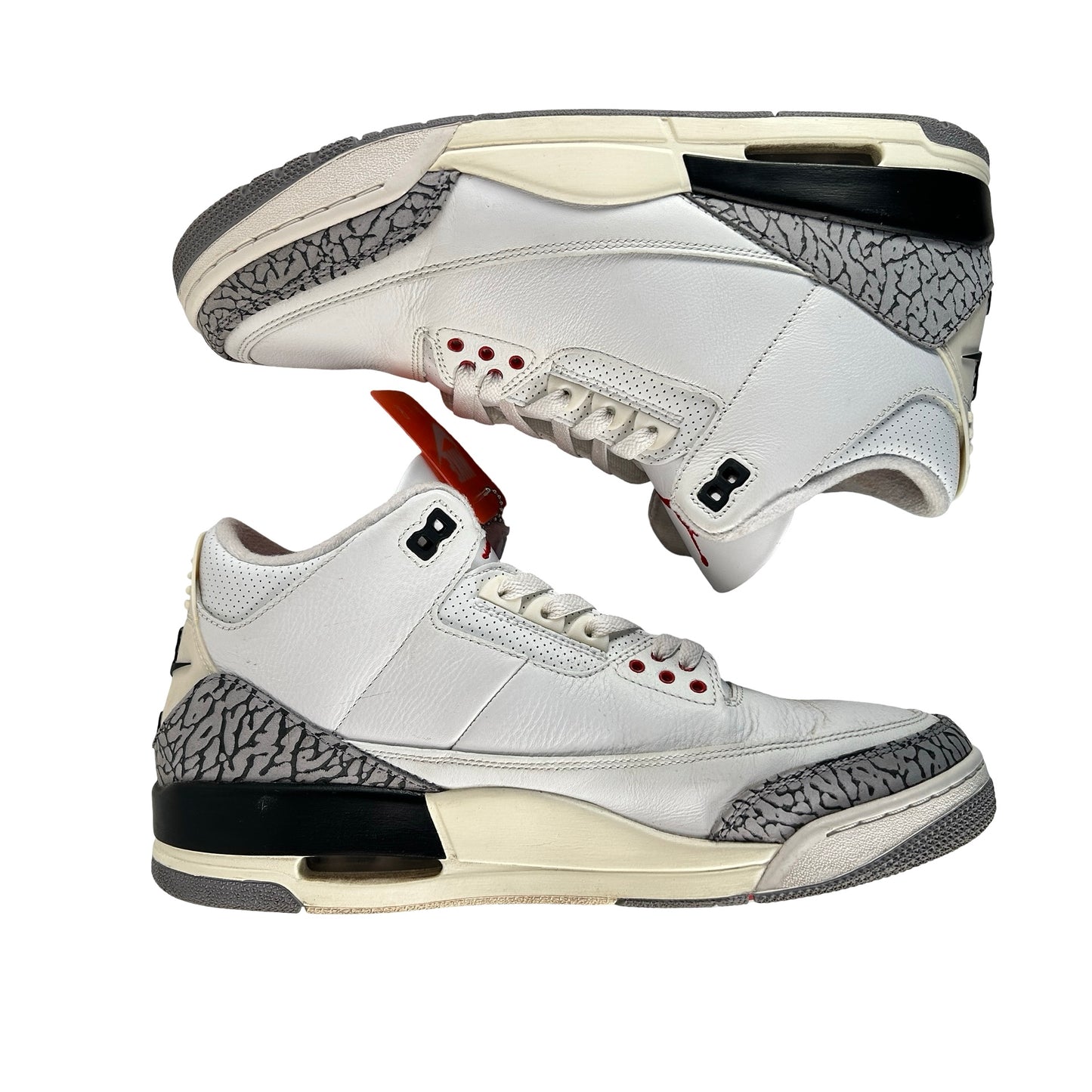 DN3707 100 Jordan 3 Retro White Cement Reimagined [USED] - 12 M (Used2) (Replace Box2)