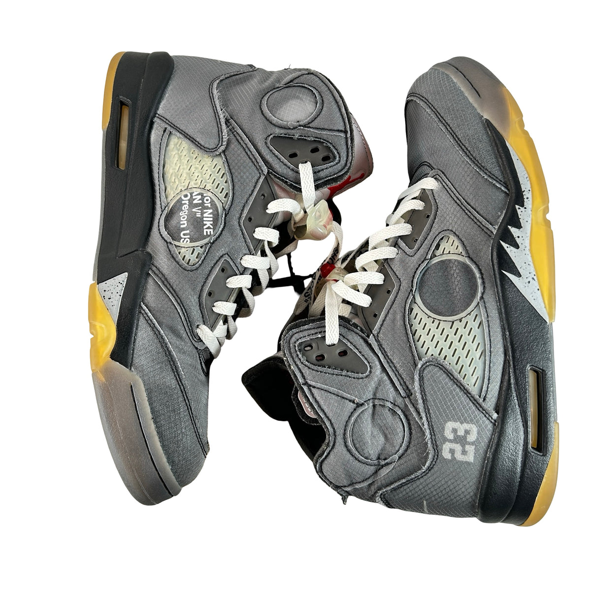 CT8480 001 Jordan 5 Off-White Black [USED] - 14 M (Used3)