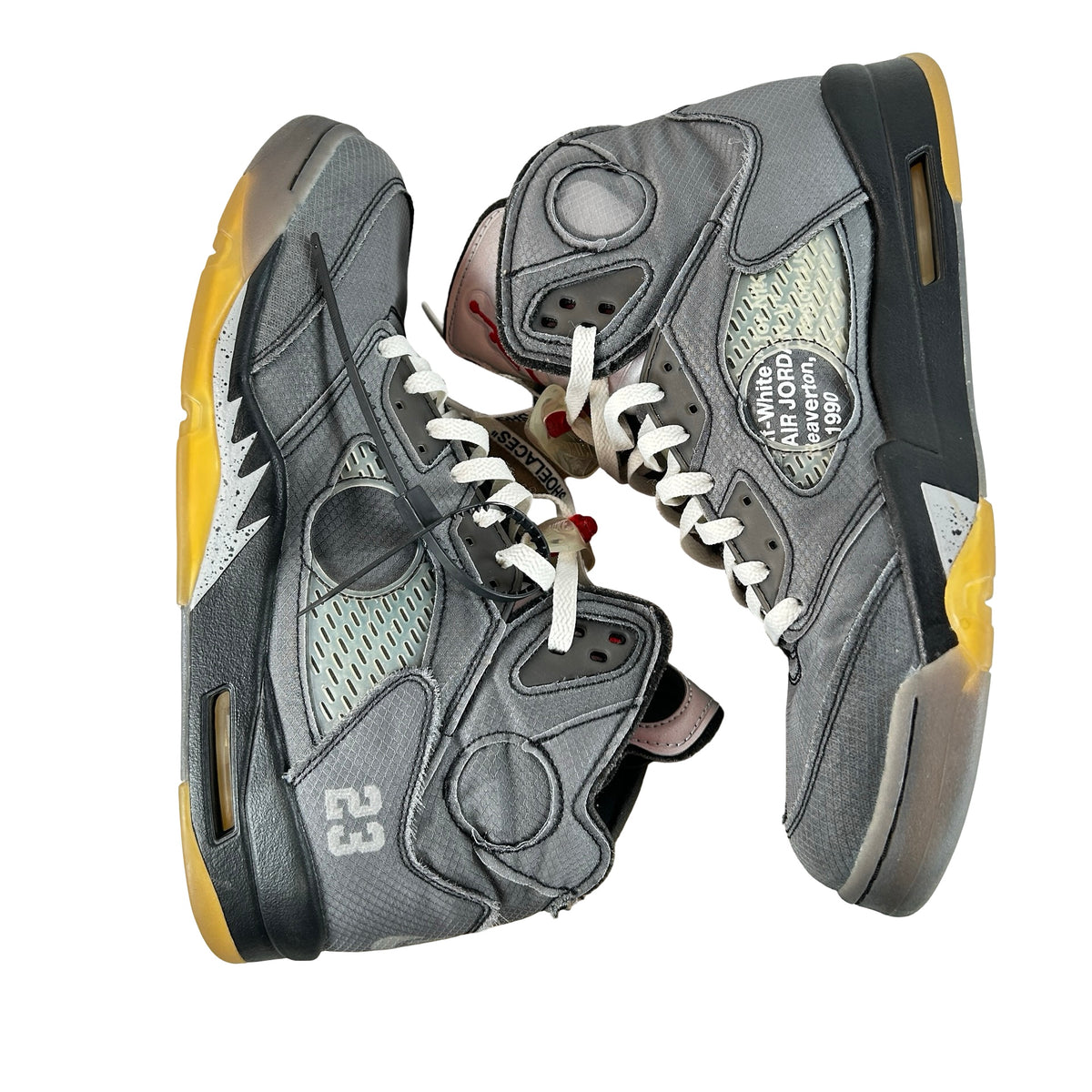 CT8480 001 Jordan 5 Off-White Black [USED] - 14 M (Used3)
