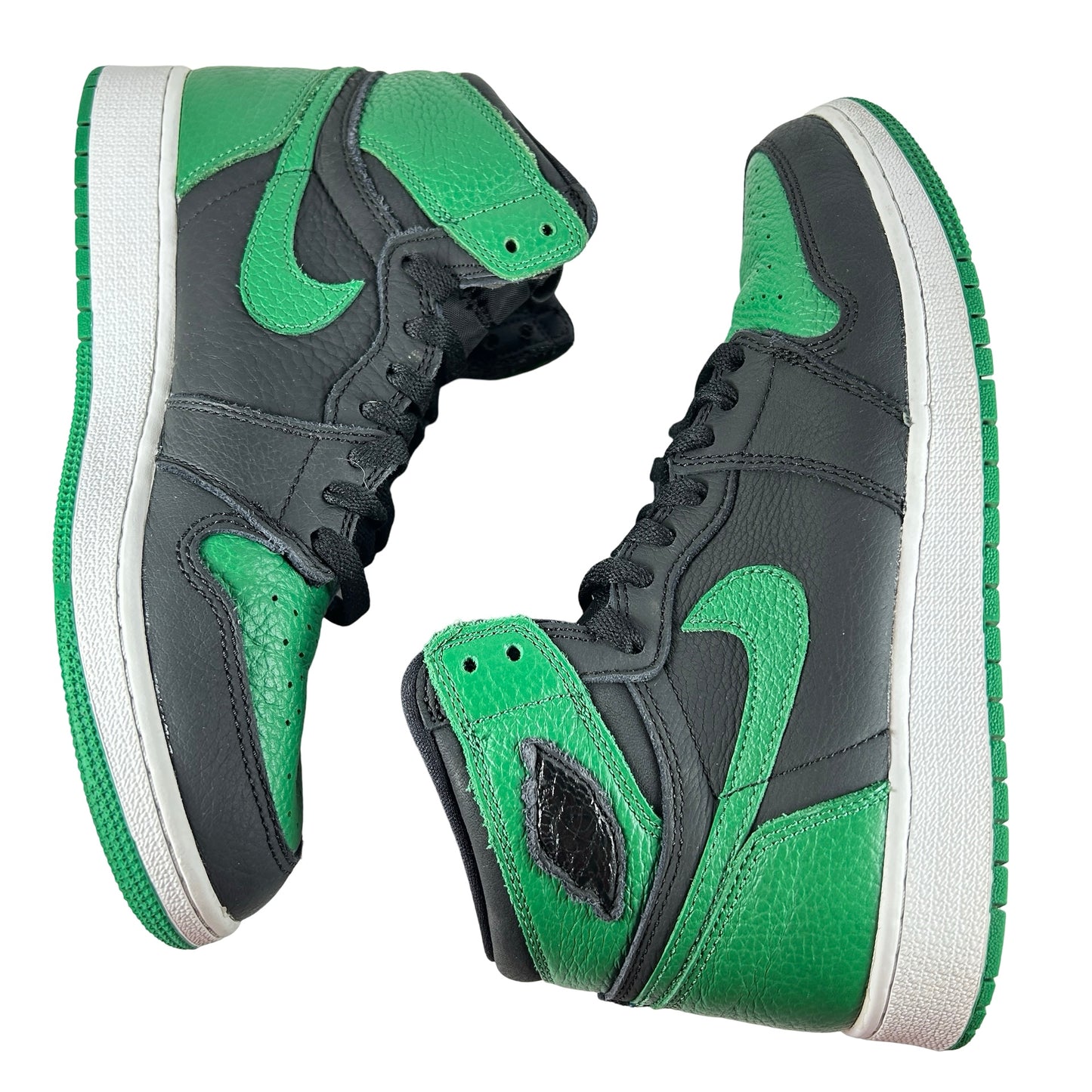575441 030 Jordan 1 Retro High Pine Green Black (GS) [USED] - 7 Y (Used2)