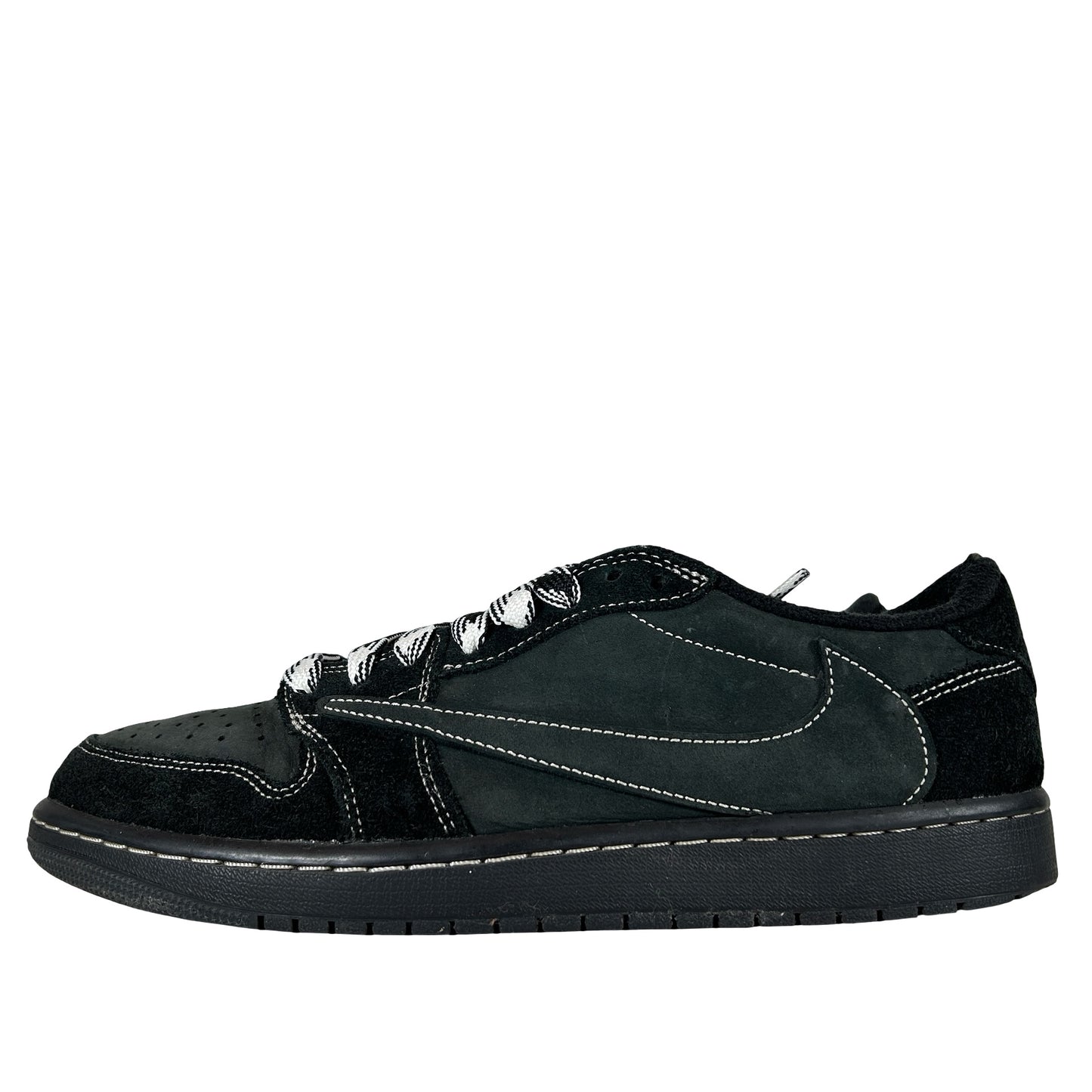 DM7866 001 Jordan 1 Retro Low OG Travis Scott Black Phantom [USED] - 10 M (Used) (Replace Box) (No Sleeve)