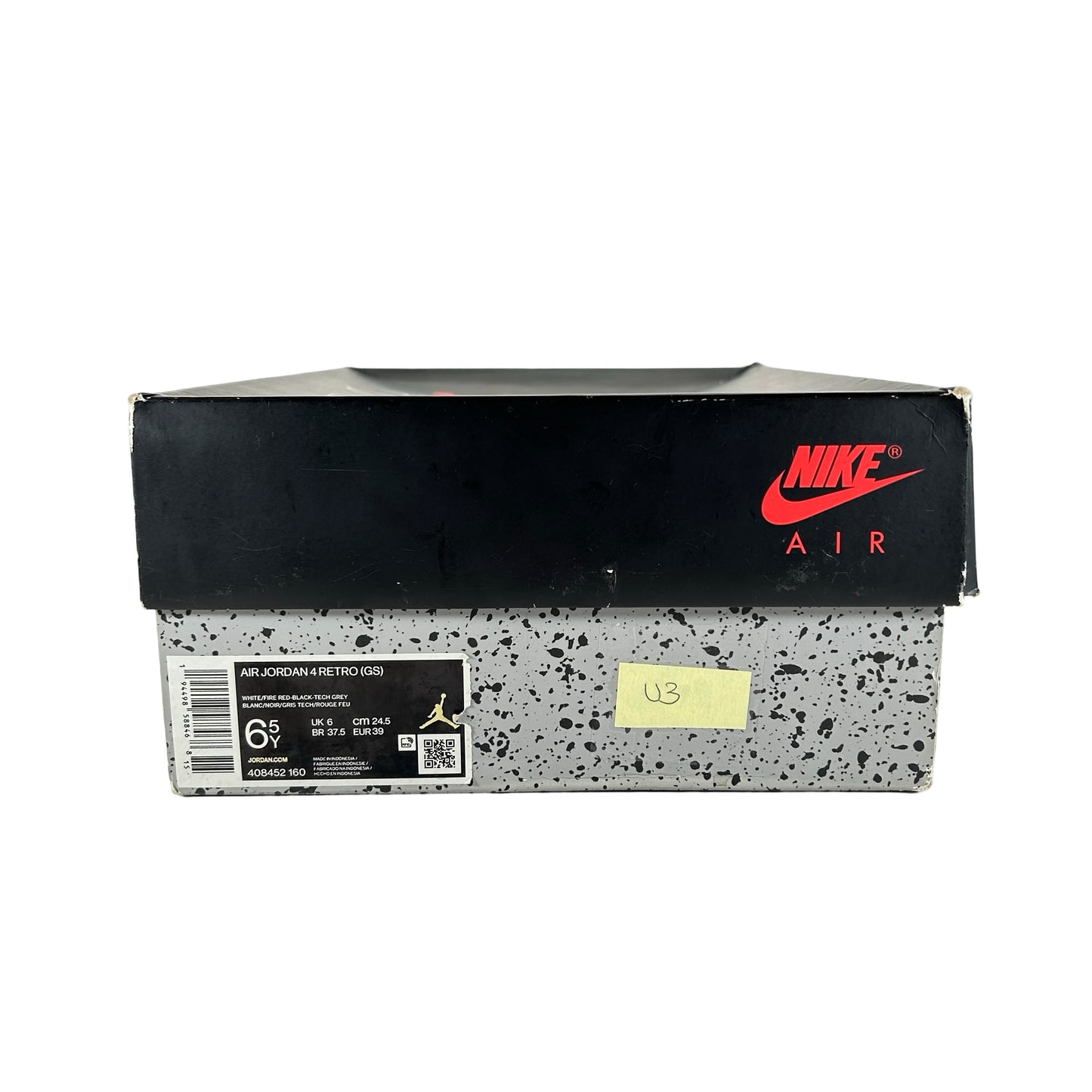 408452 160 Jordan 4 Retro Fire Red (2020) (GS) [USED] - 6.5 Y (Used3)