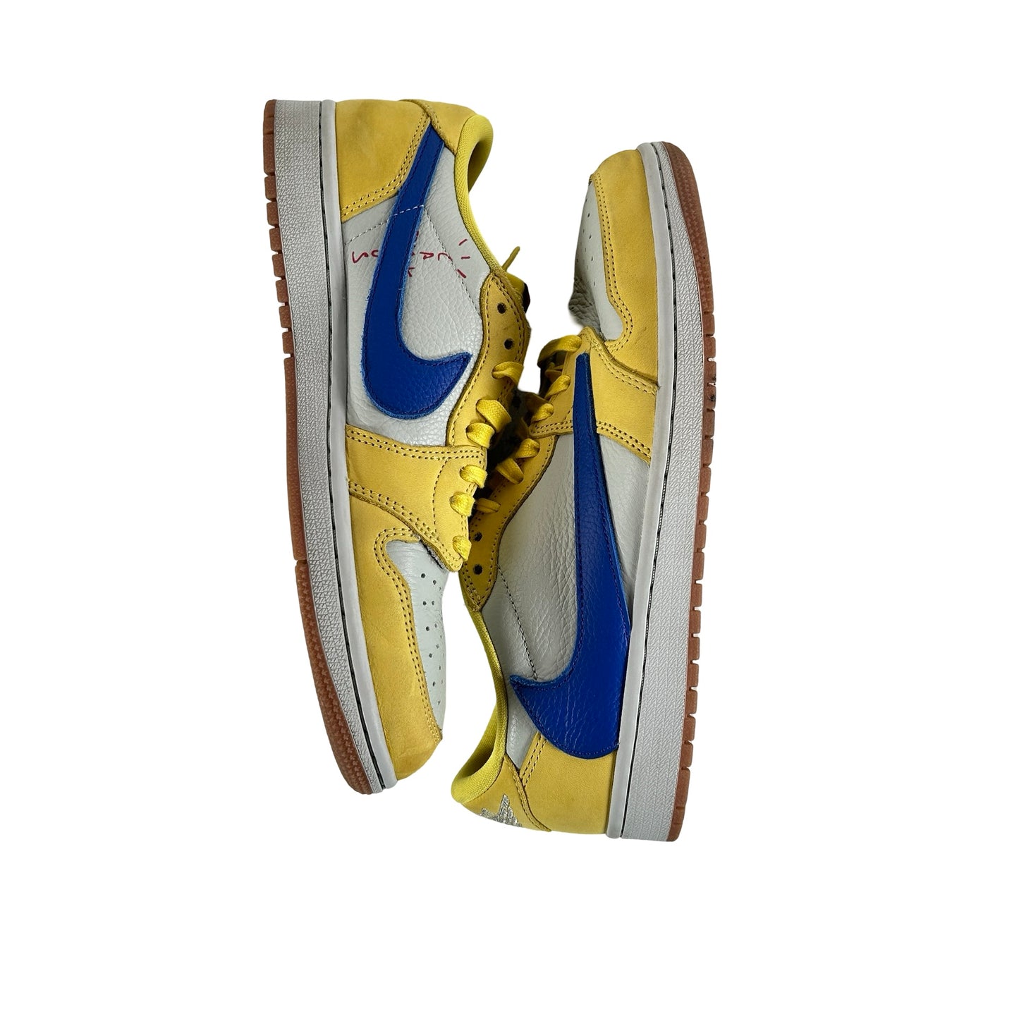 DZ4137 700 Jordan 1 Retro Low OG SP Travis Scott Canary (Women's) [USED] - 9.5 W (Used4)