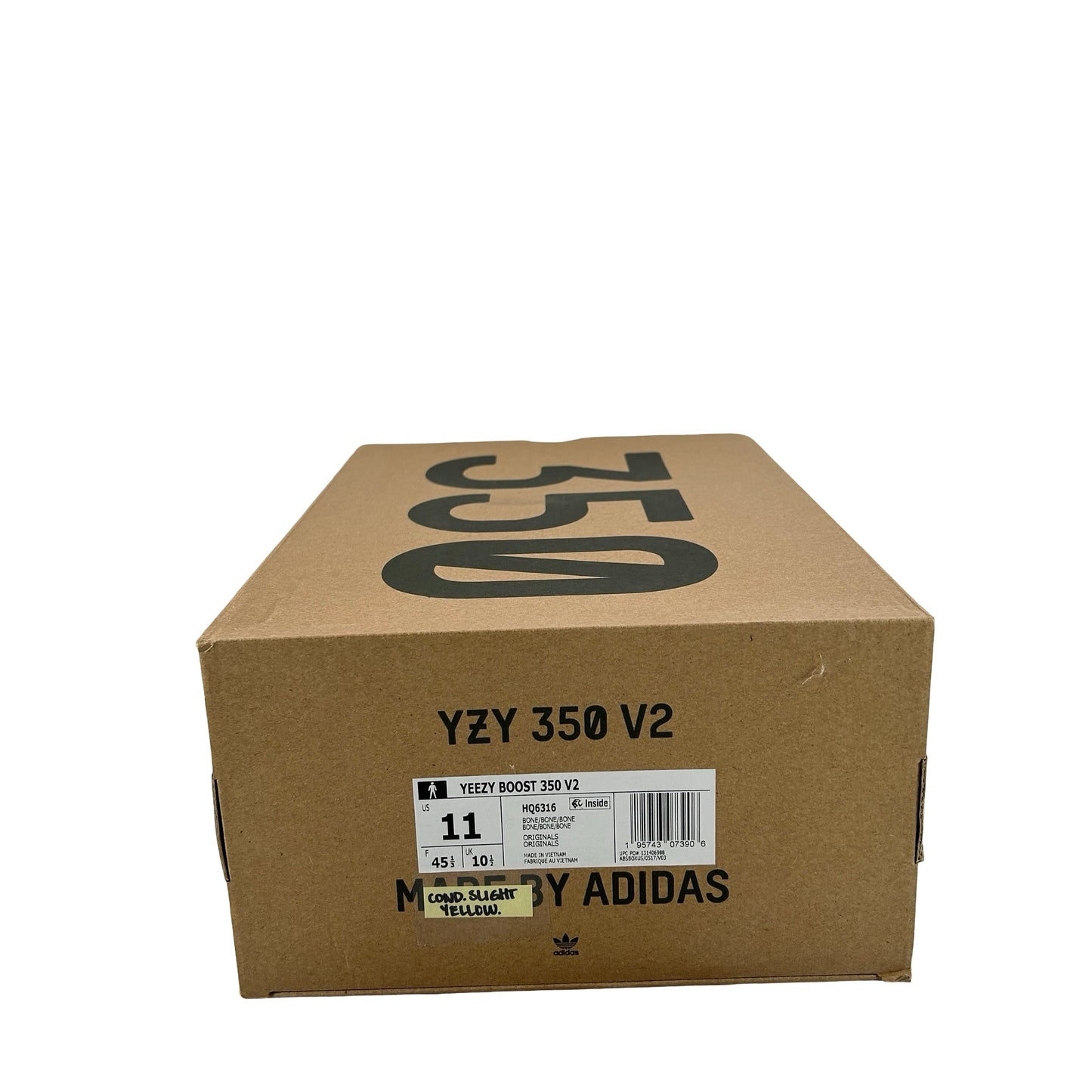 HQ6316 adidas Yeezy Boost 350 V2 Bone [CONDITIONAL] - 11 M (Slight Yellowing)