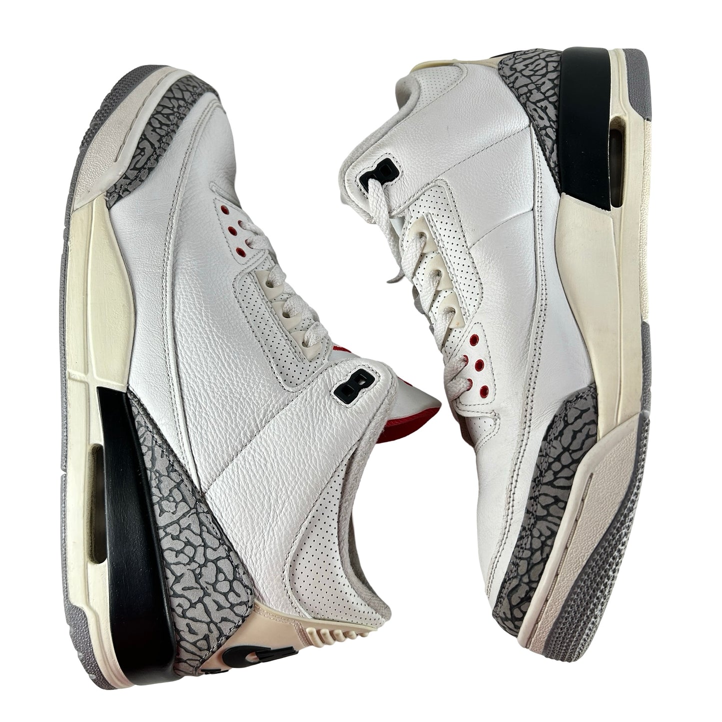 DN3707 100 Jordan 3 Retro White Cement Reimagined [USED] - 13 M (Used) (No Box3)