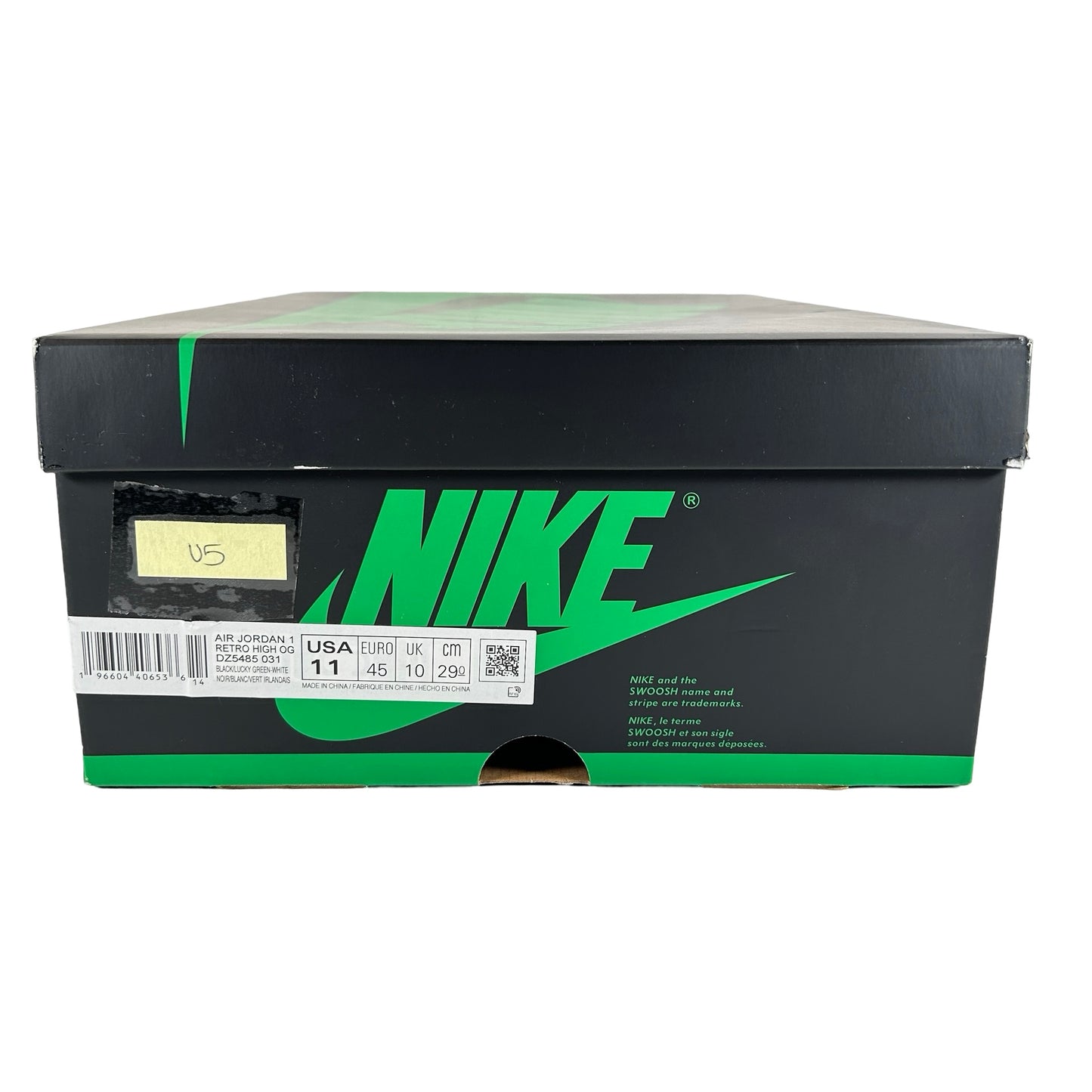 DZ5485 031 Jordan 1 Retro High OG Lucky Green [USED] - 11 M (Used5)