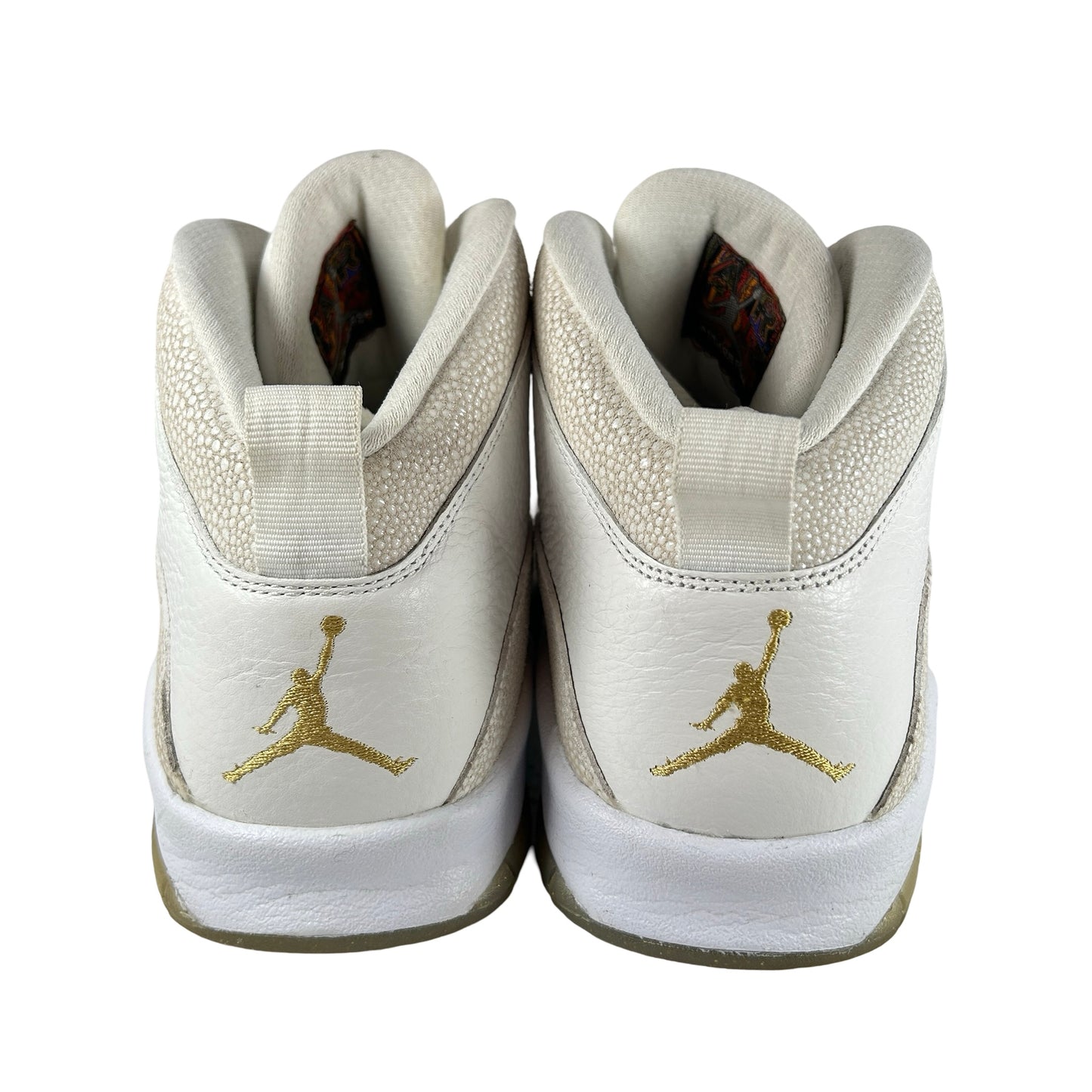 819955 100 Jordan 10 Retro Drake OVO White [USED] - 8.5 M (Used)