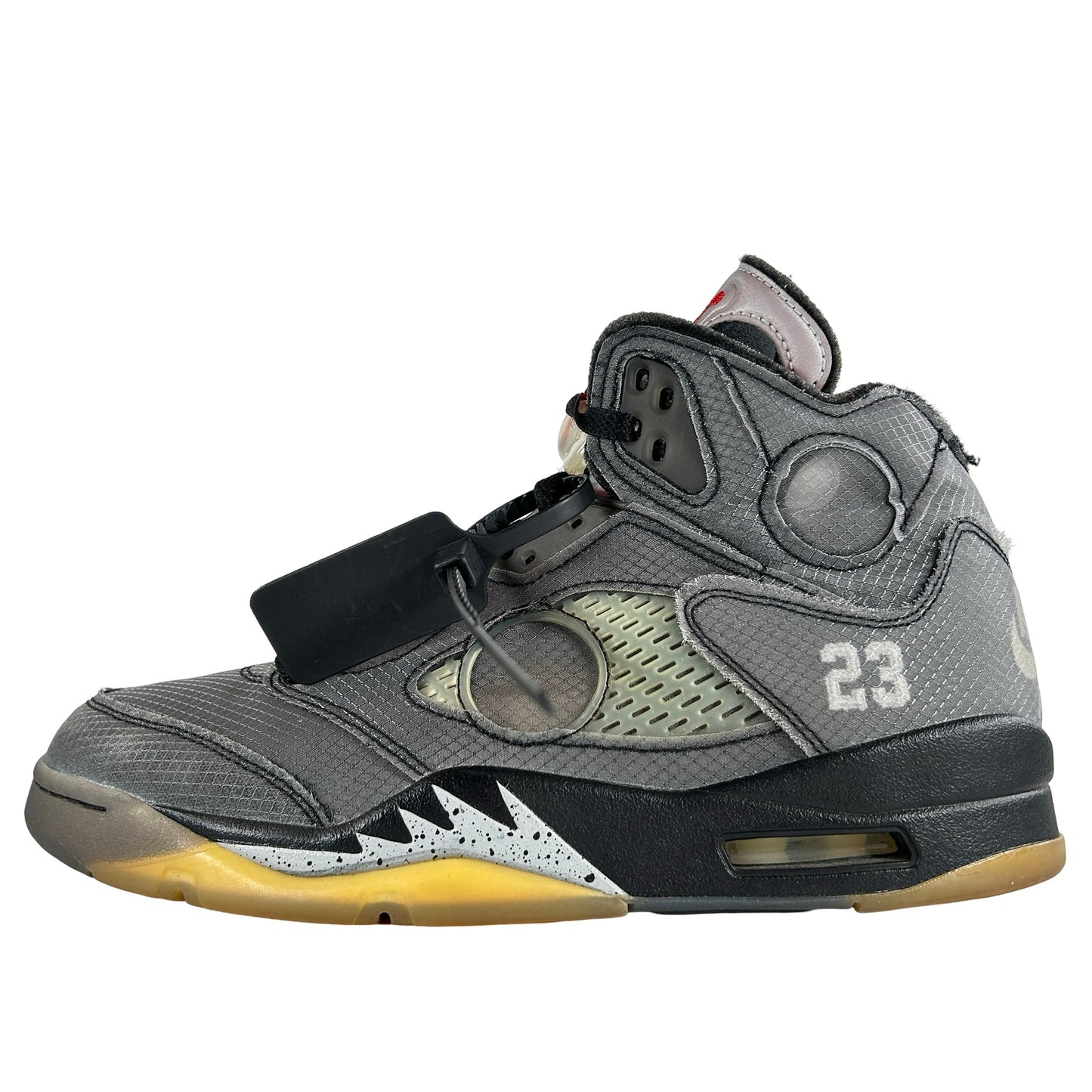 CT8480 001 Jordan 5 Off-White Black [USED] - 9 M (Used7)