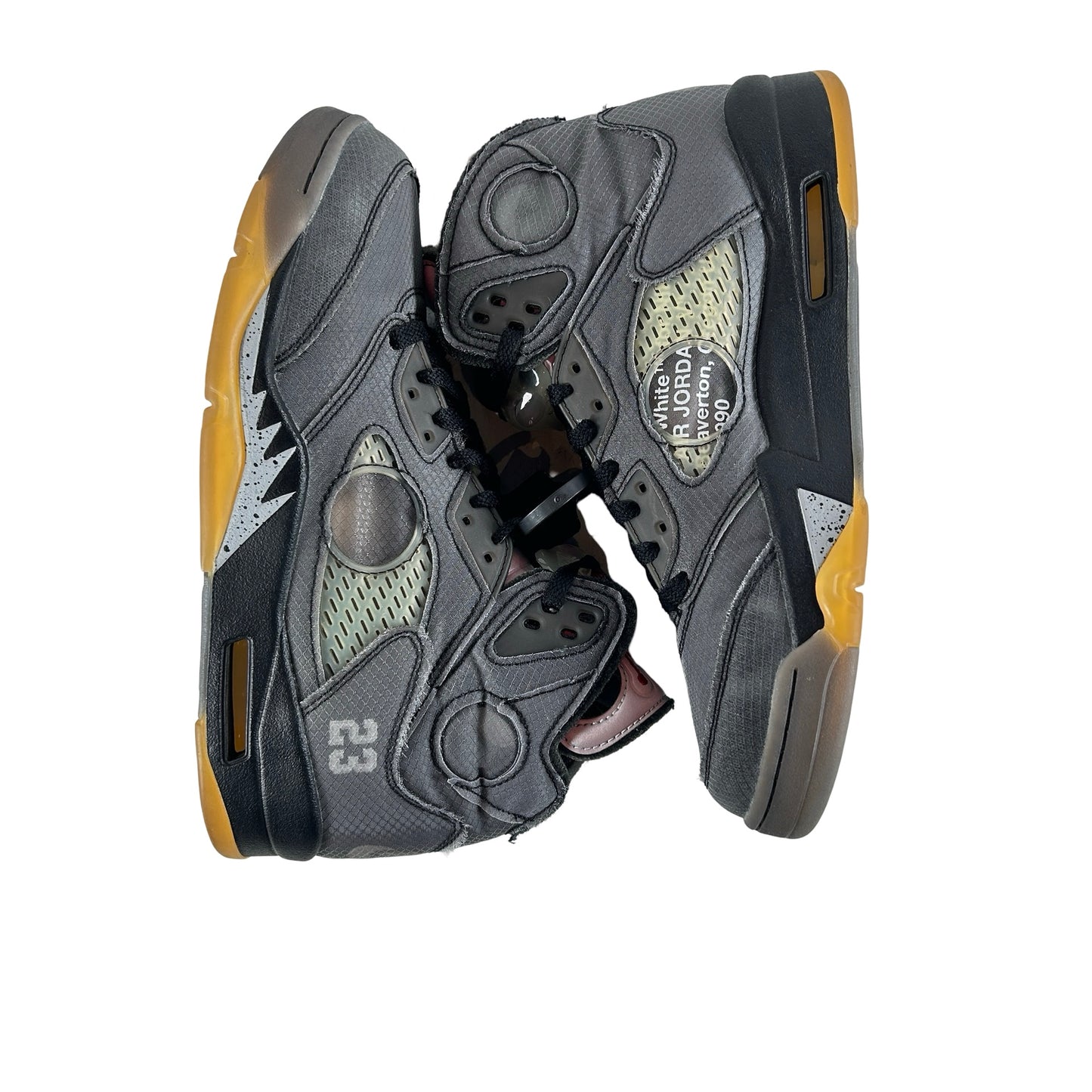 CT8480 001 Jordan 5 Off-White Black [USED] - 9 M (Used7)