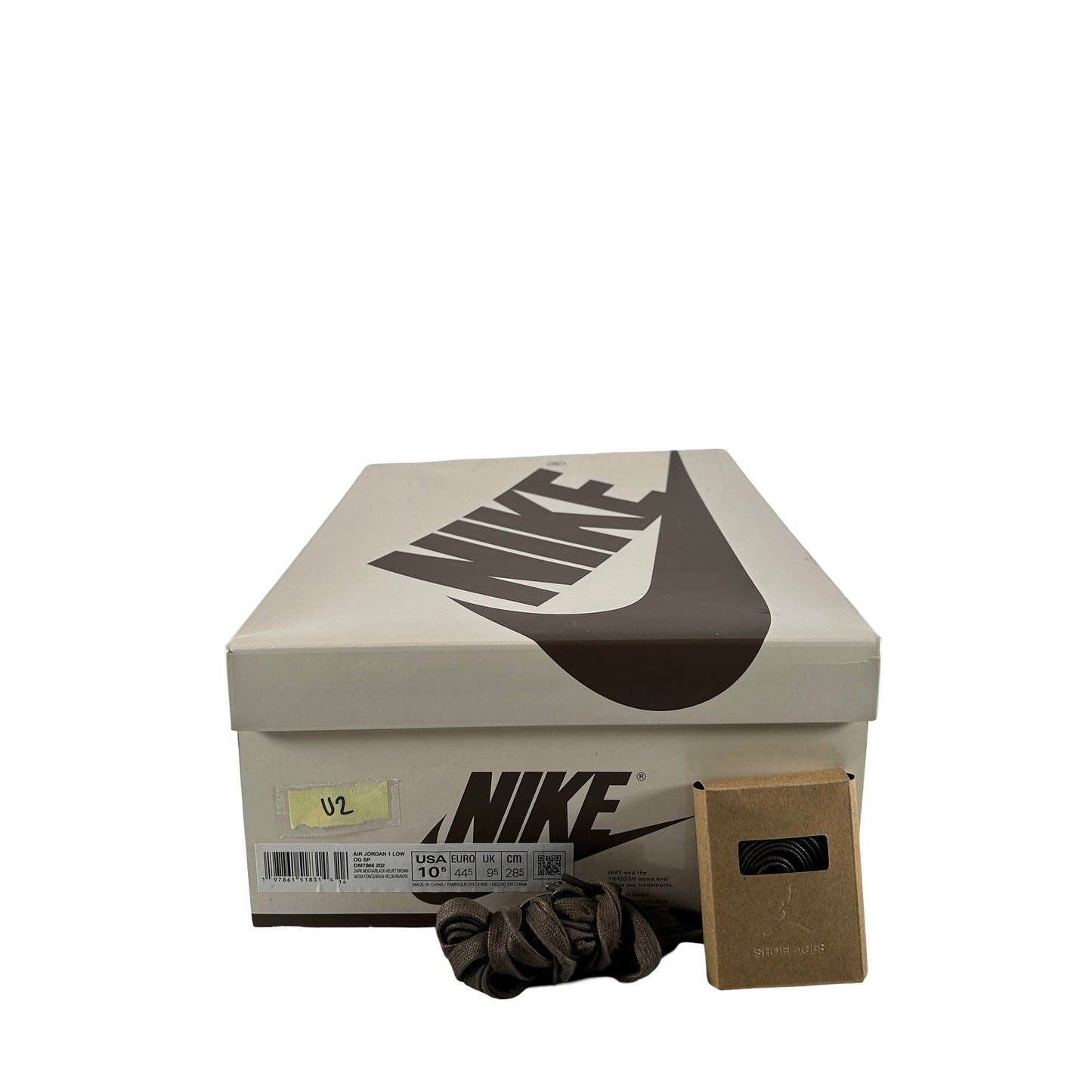 DM7866 202 Jordan 1 Retro Low OG SP Travis Scott Velvet Brown [USED] - 10.5 M (Used2)
