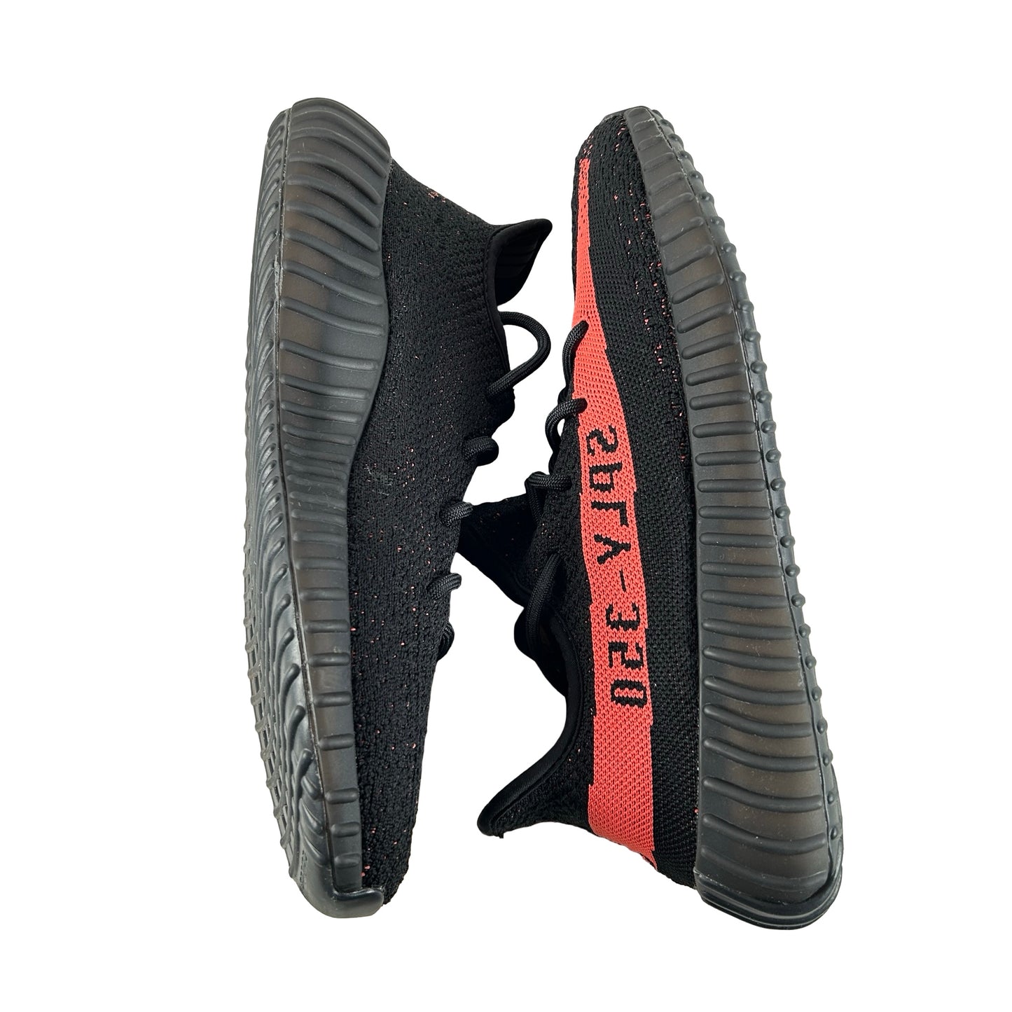 BY9612 Yeezy Boost 350 V2 Core Black Red [USED] - 9 M (Used2)