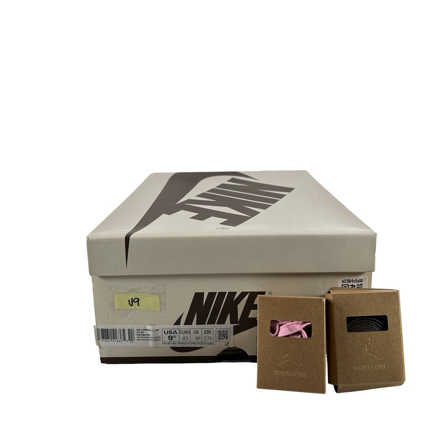 DM7866 202 Jordan 1 Retro Low OG SP Travis Scott Velvet Brown [USED] - 9.5 (Used9)