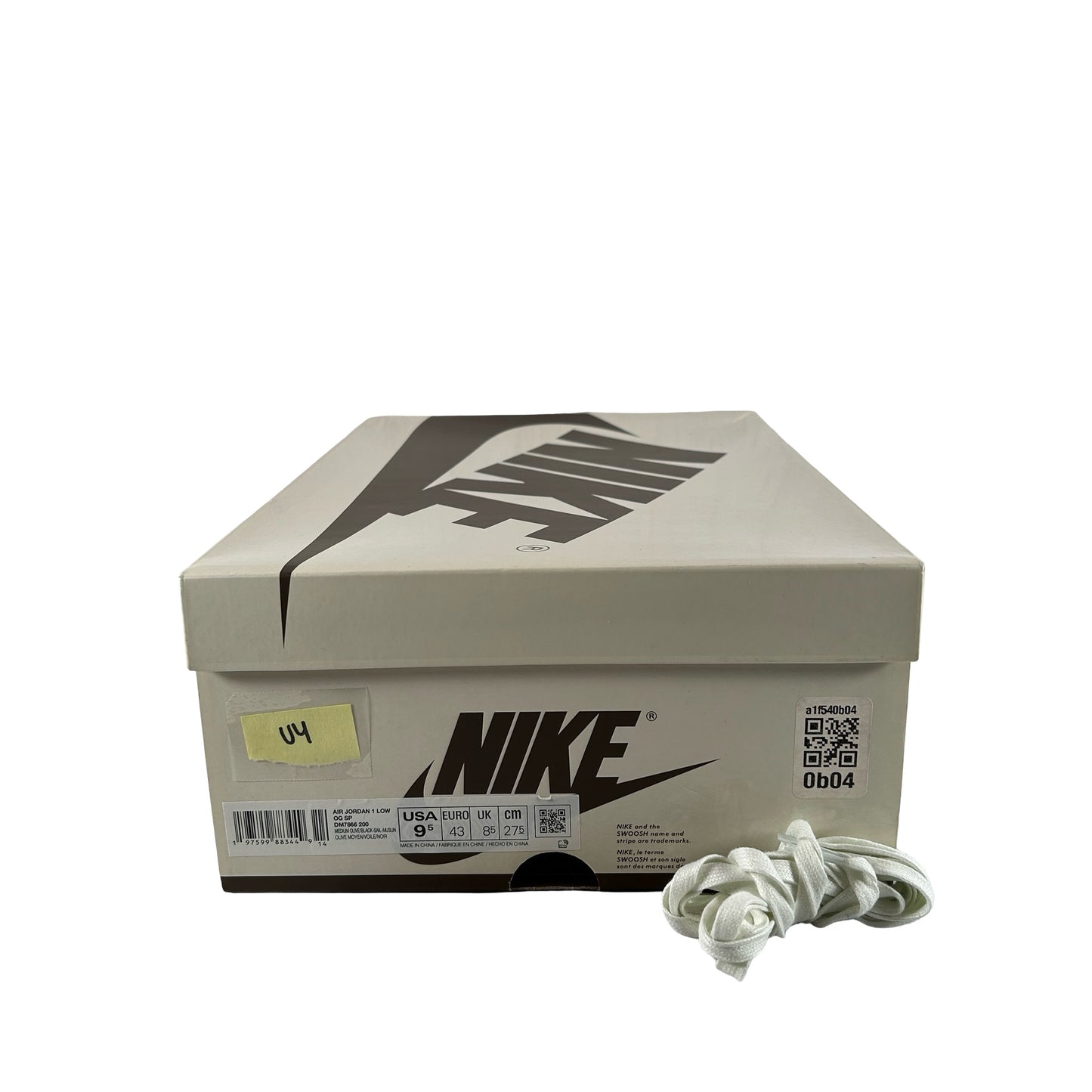 DM7866 200 Jordan 1 Retro Low OG SP Travis Scott Medium Olive [USED] - 9.5 M (Used4)