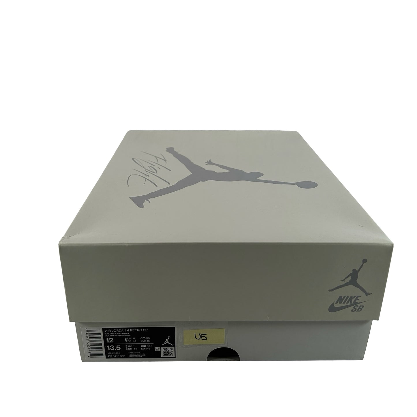 DR5415 103 Jordan 4 Retro SB Pine Green [USED] - 12 M (Used5)